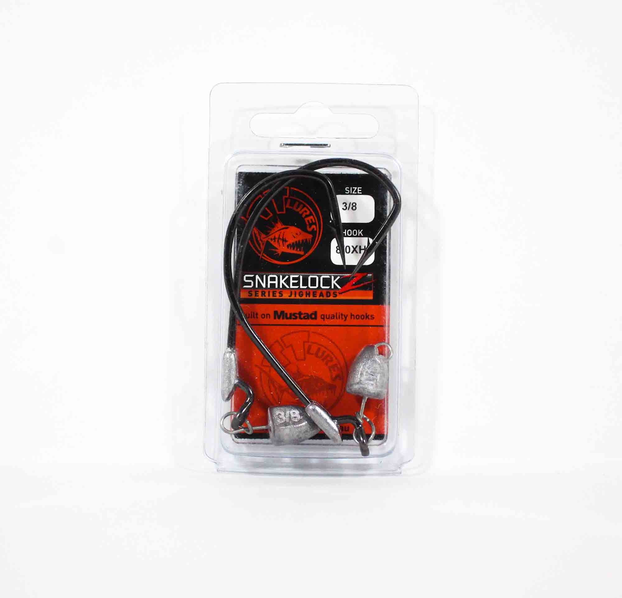 Tackle Tactics TT SnakelockZ Jig Head 3/8 oz 8/0 XH 2/pack (6641)