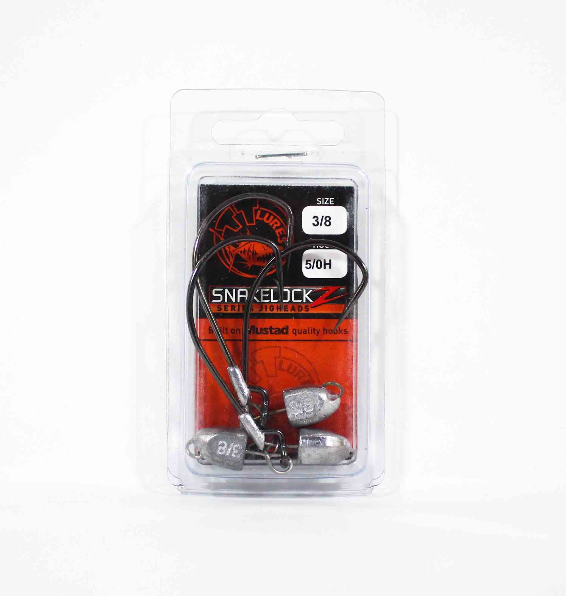 Tackle Tactics TT SnakelockZ Jig Head 3/8 oz 5/0 XH 3/pack (6696)