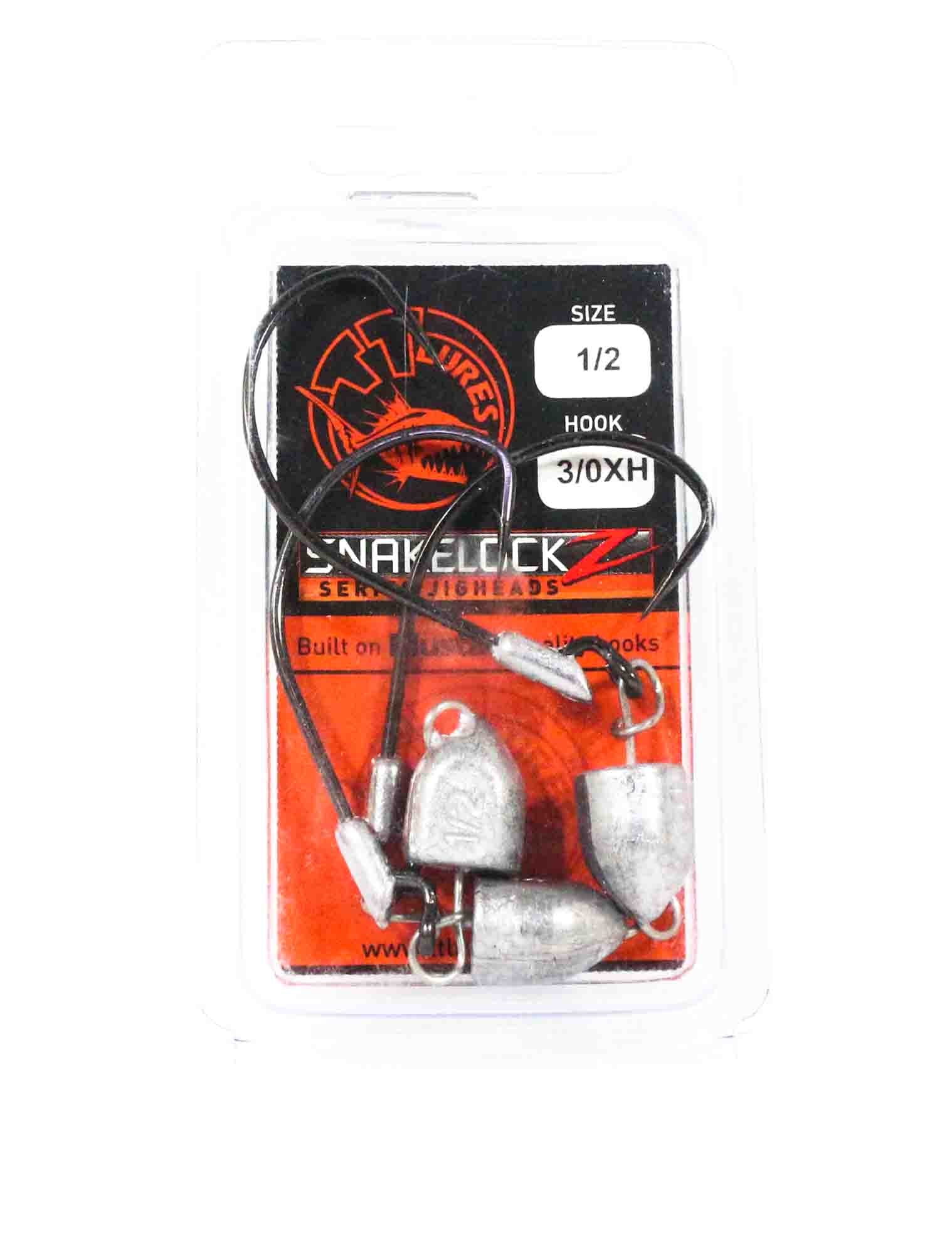 Tackle Tactics TT SnakelockZ Jig Head 1/2 oz 3/0 XH 3/pack (6719)