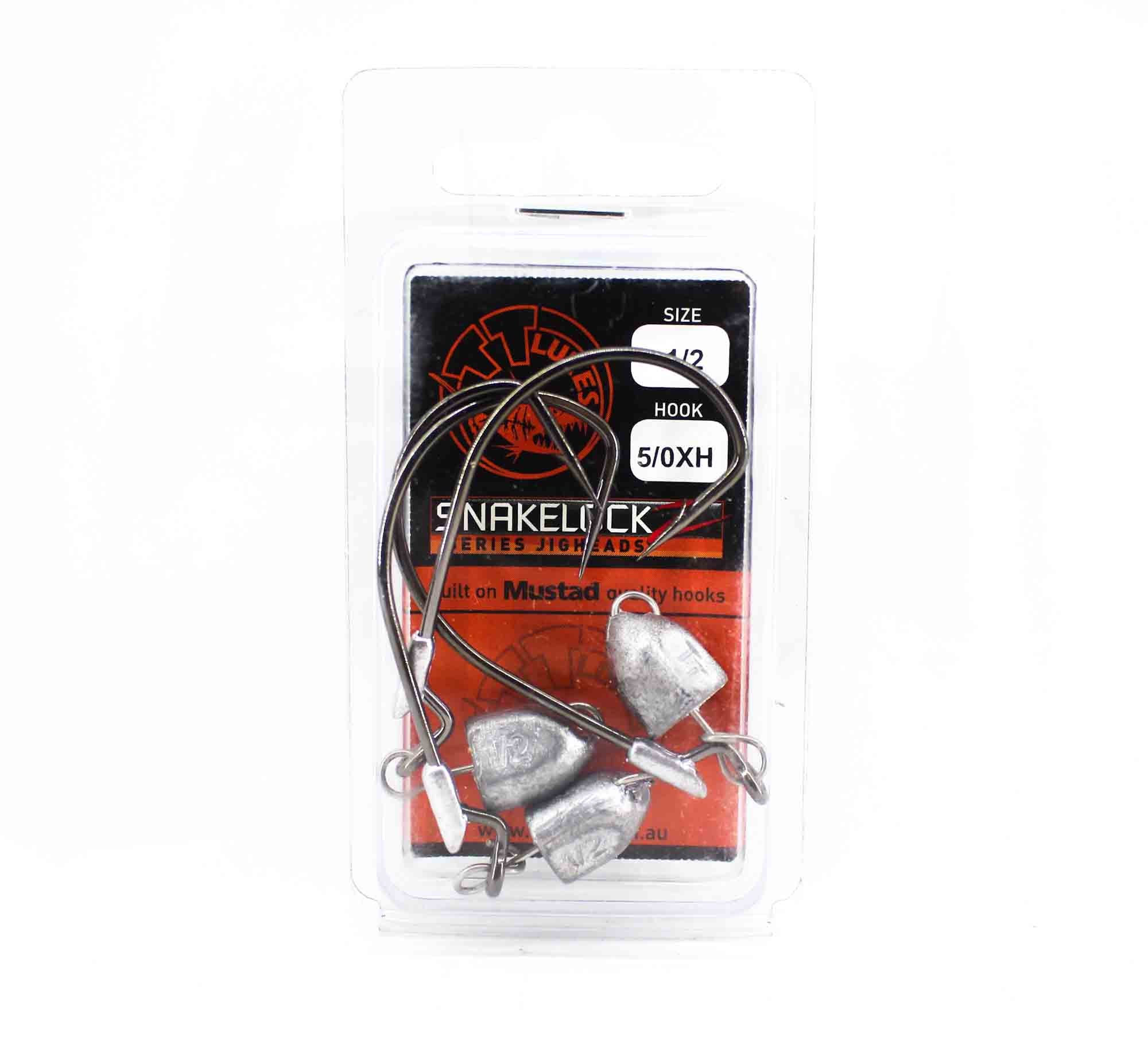 Tackle Tactics TT SnakelockZ Jig Head 1/2 oz 5/0 XH 3/pack (6733)