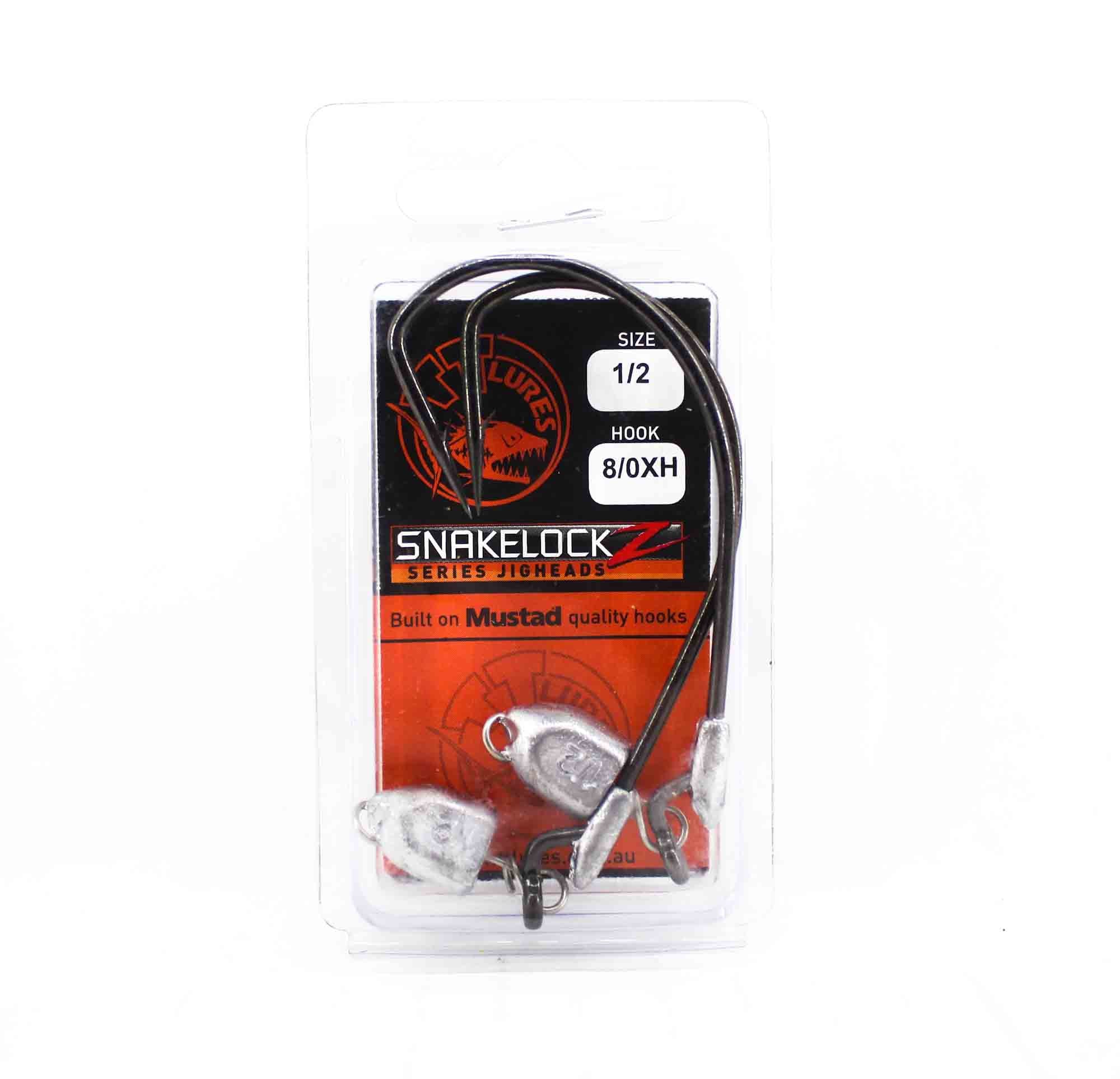 Tackle Tactics TT SnakelockZ Jig Head 1/2 oz 8/0 XH 2/pack (6757)