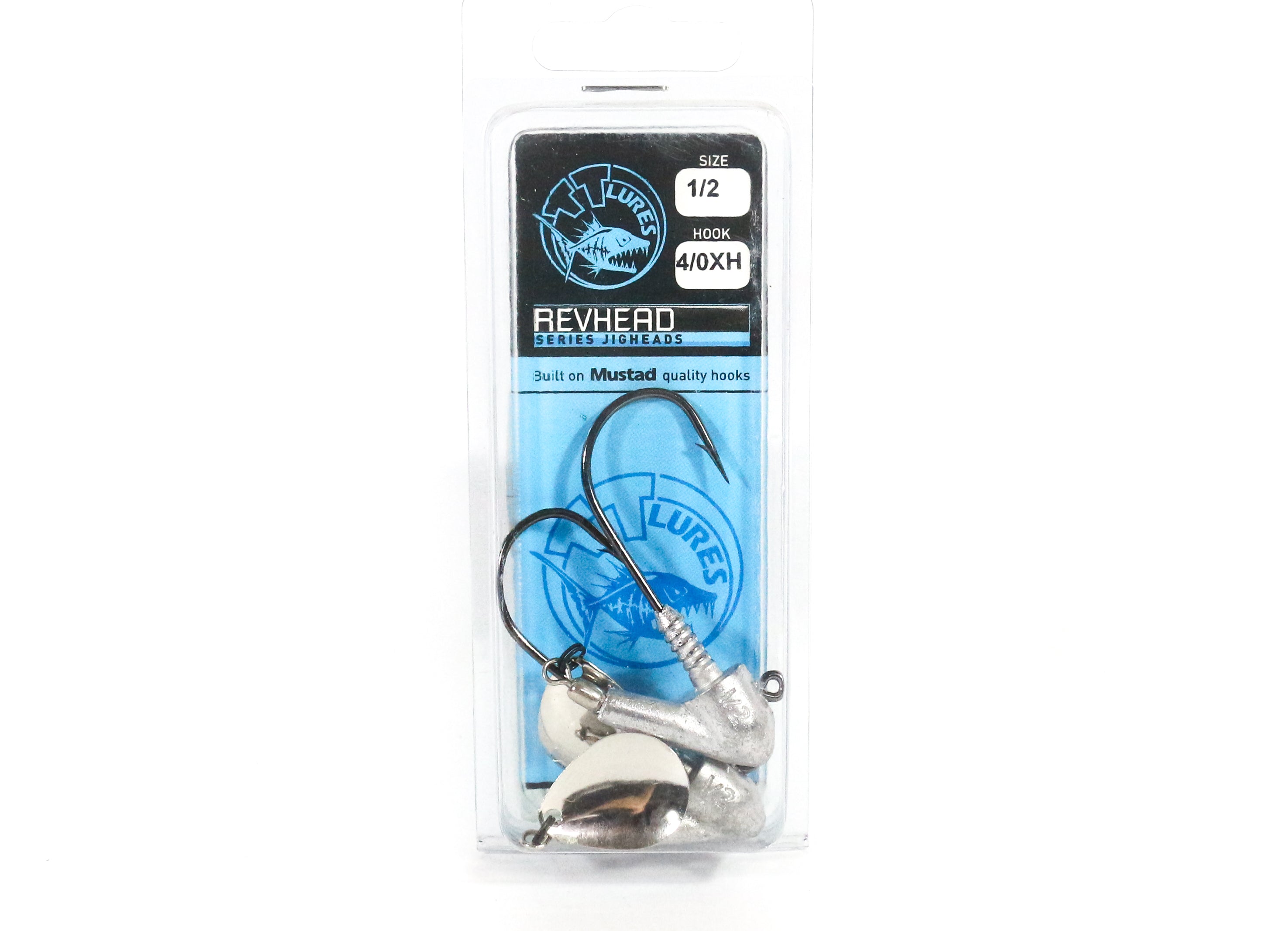 Tackle Tactics TT Rev Head Jig Head HD Nickel Colorado 1/2 oz 4/0 XH (8508)