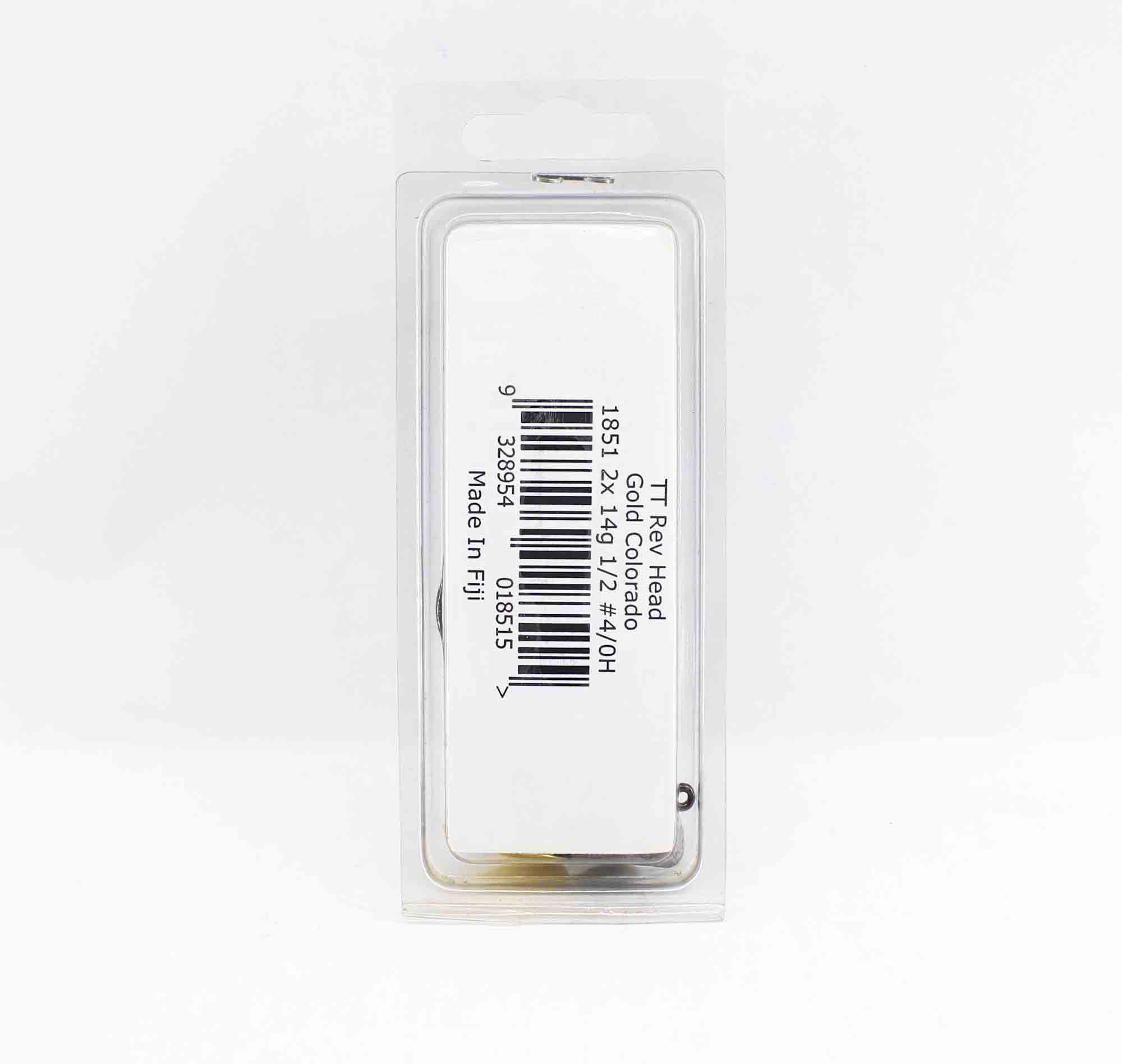 Tackle Tactics TT Rev Head Jig Head HD Gold Colorado 1/2 oz 4/0 XH (8515)