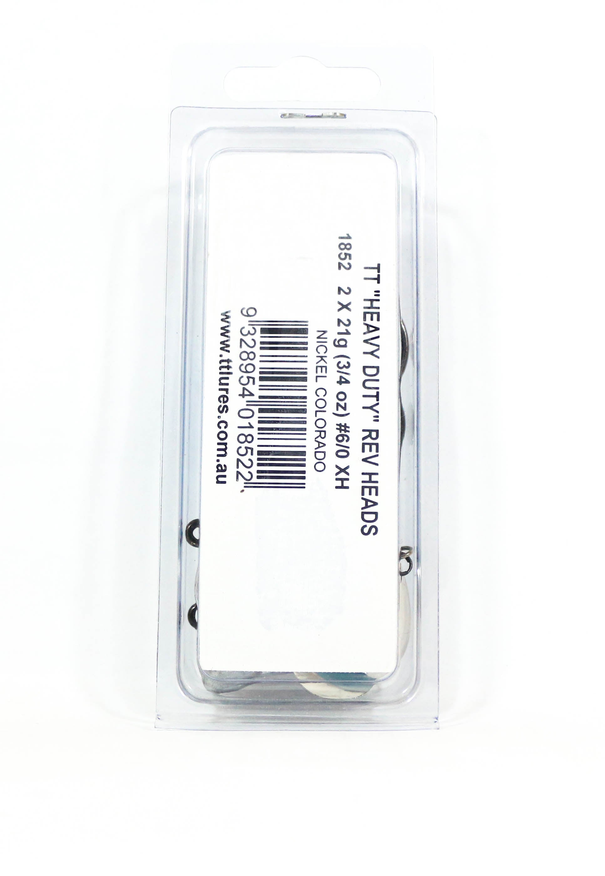 Tackle Tactics TT Rev Head Jig Head HD Nickel Colorado 3/4 oz 6/0 XH (8522)