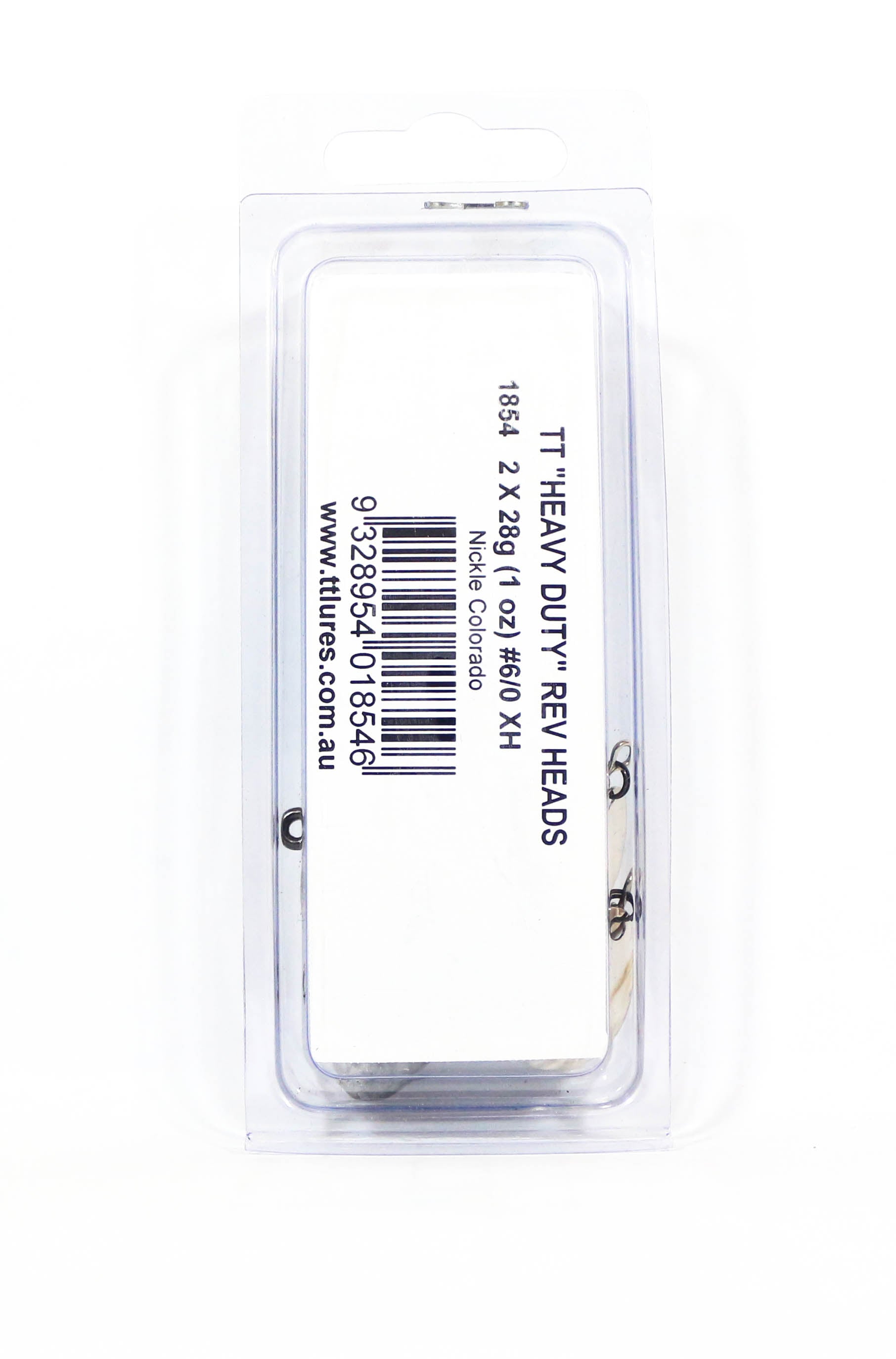 Tackle Tactics TT Rev Head Jig Head HD Nickel Colorado 1oz 6/0 XH (8546)