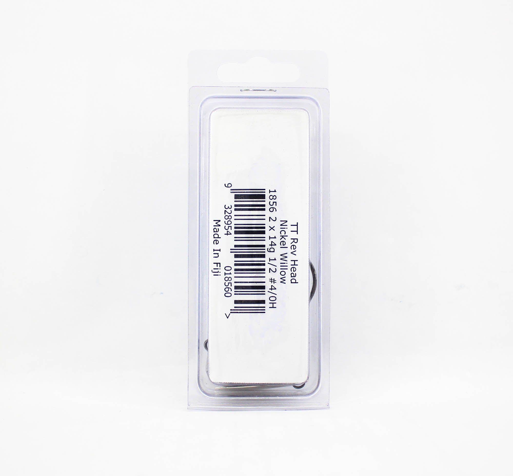 Tackle Tactics TT Rev Head Jig Head HD Nickel Willow 1/2 oz 4/0XH (8560)