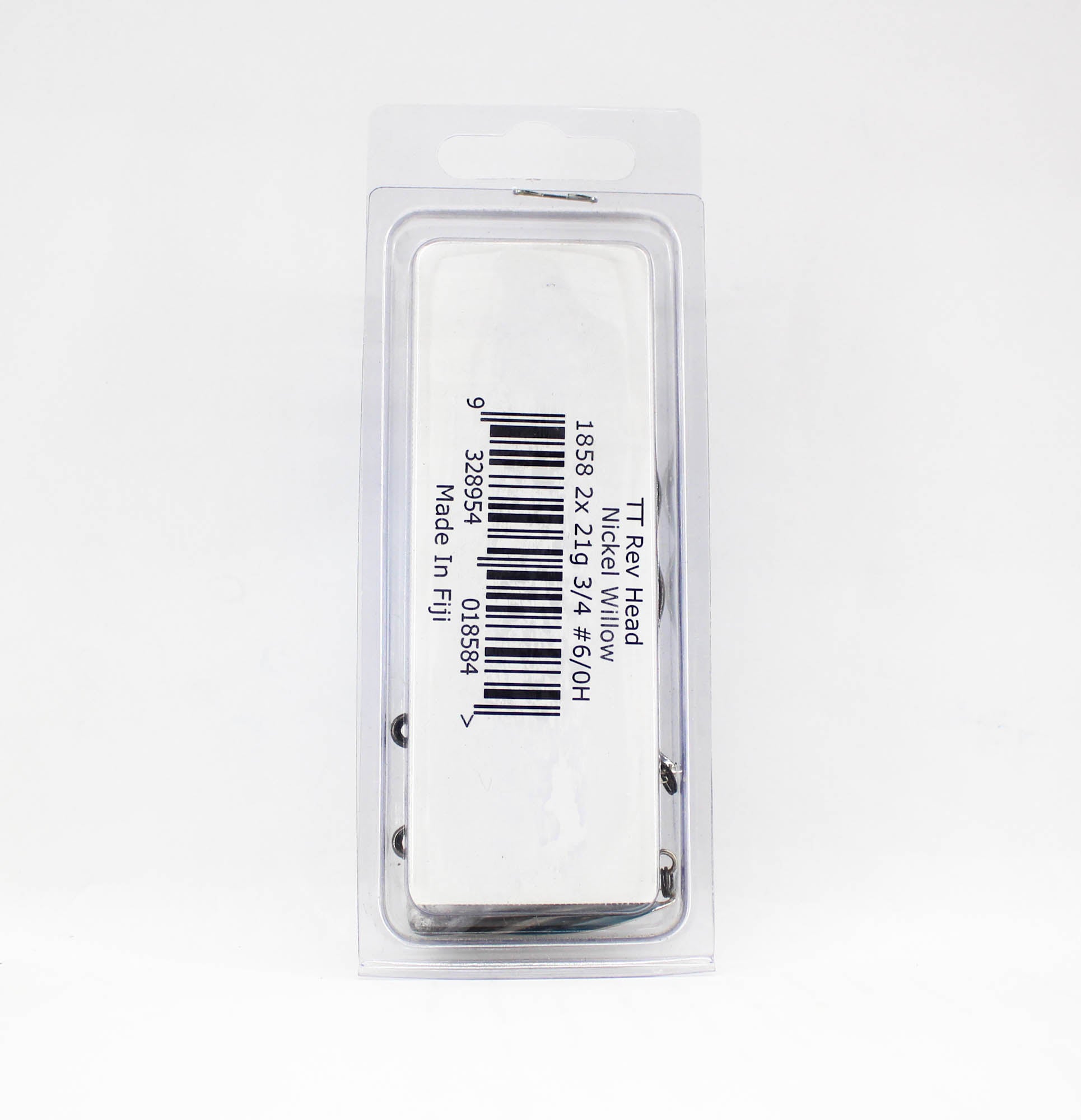 Tackle Tactics TT Rev Head Jig Head HD Nickel Willow 3/4 oz 6/0XH (8584)