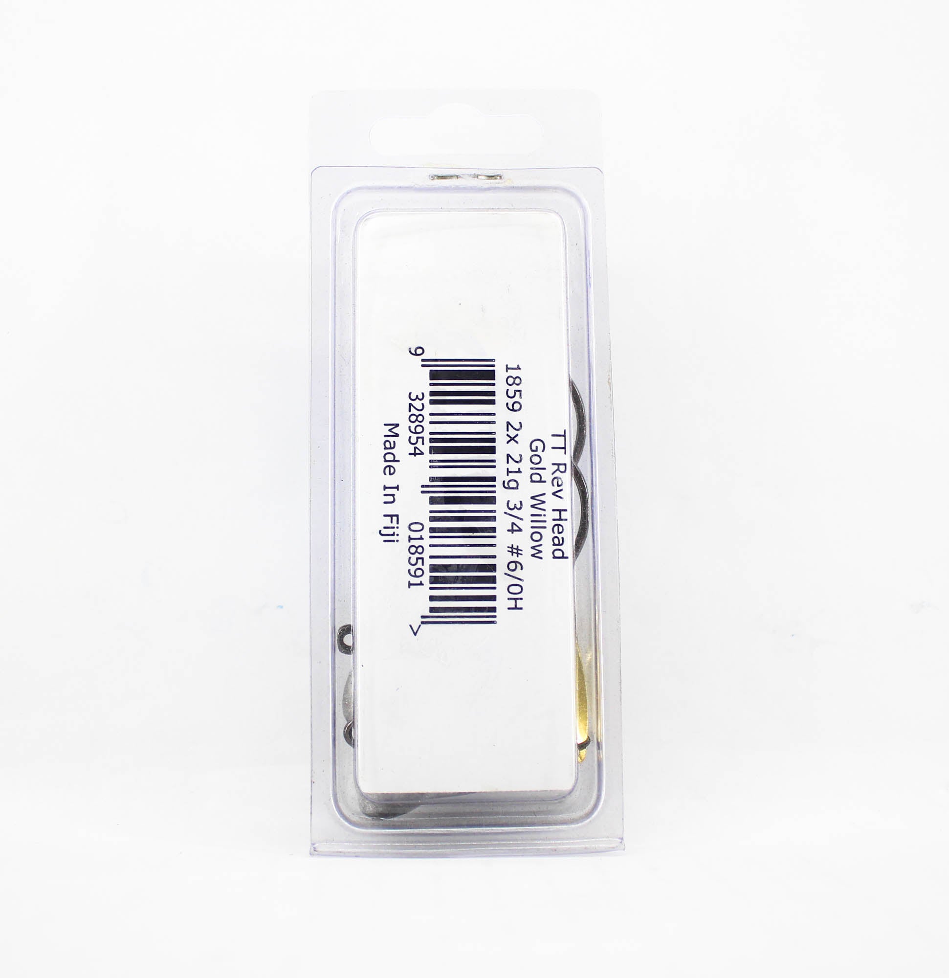 Tackle Tactics TT Rev Head Jig Head HD Gold Willow 3/4 oz 6/0XH (8591)