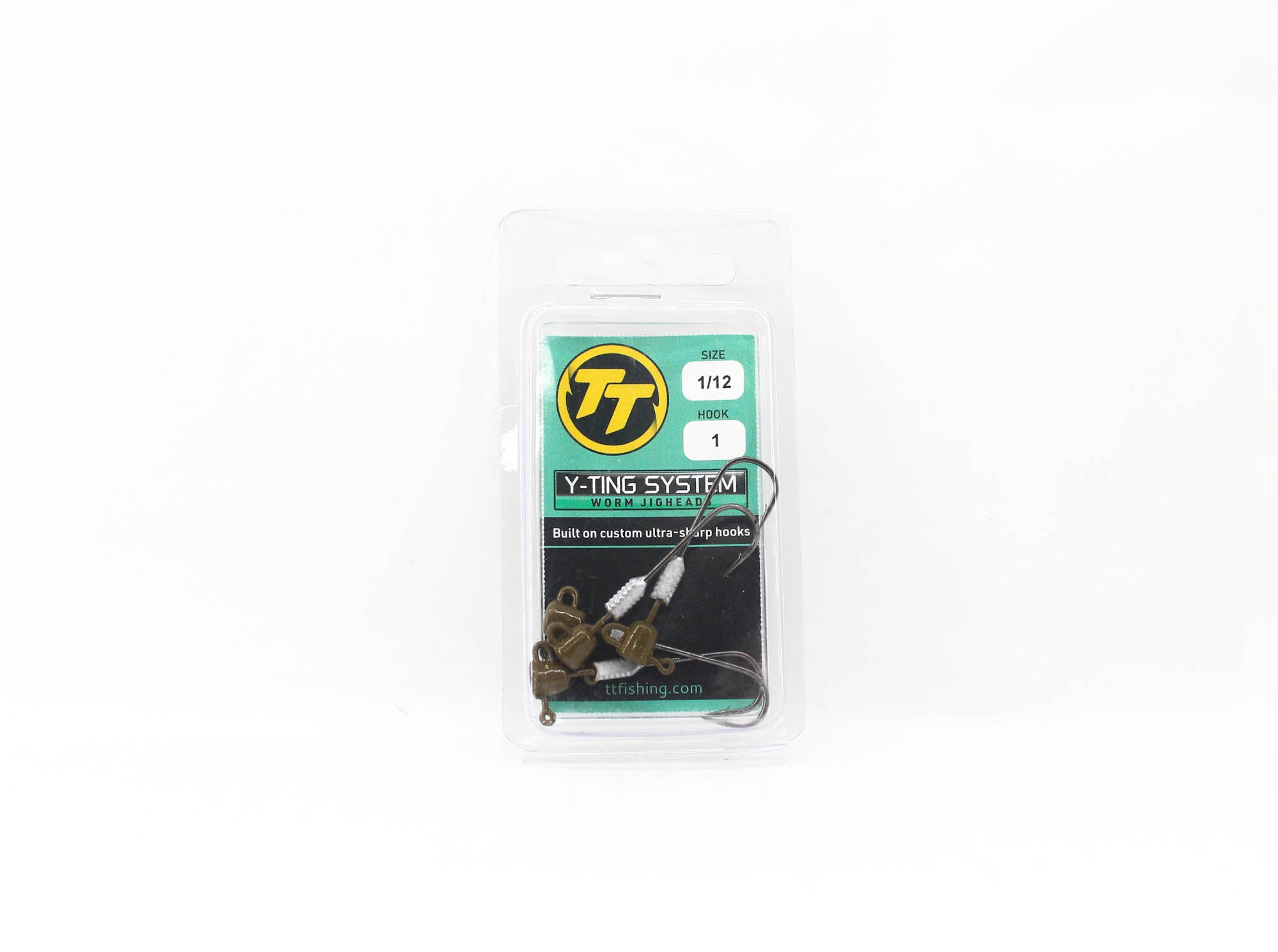 Tackle Tactics TT Y-Ting Jig Head 1/12 oz 1 4/pack Bloodworm (9062)