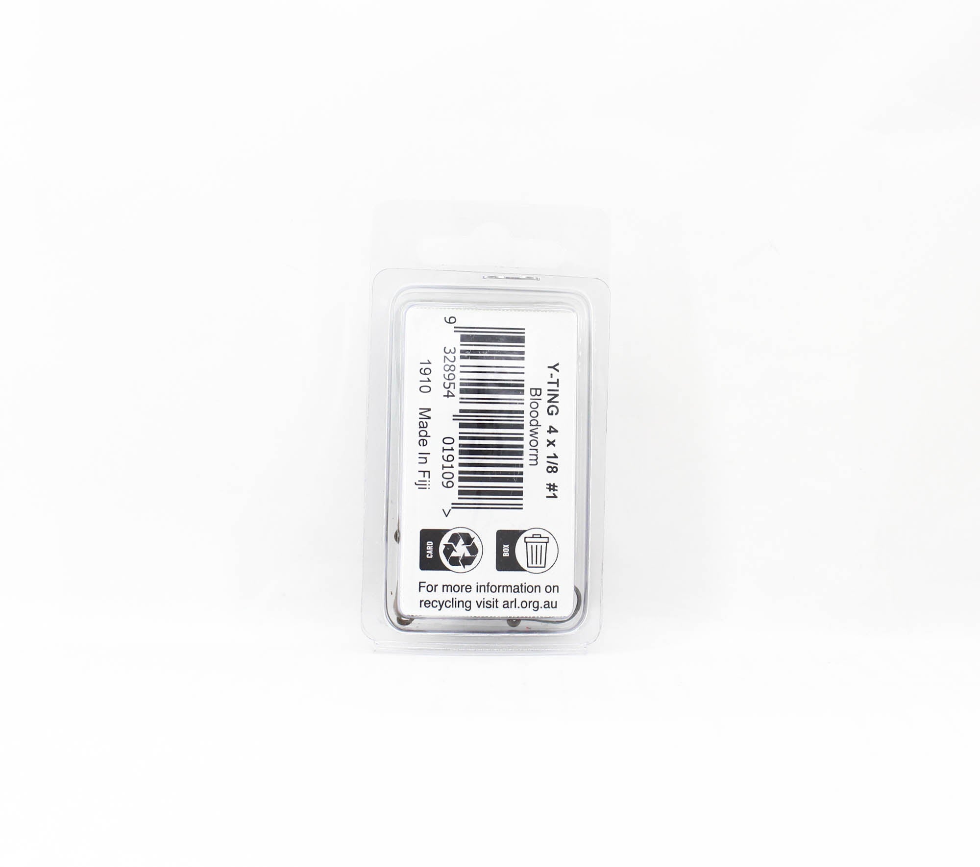 Tackle Tactics TT Y-Ting Jig Head 1/8 oz 1 4/pack Bloodworm (9109)