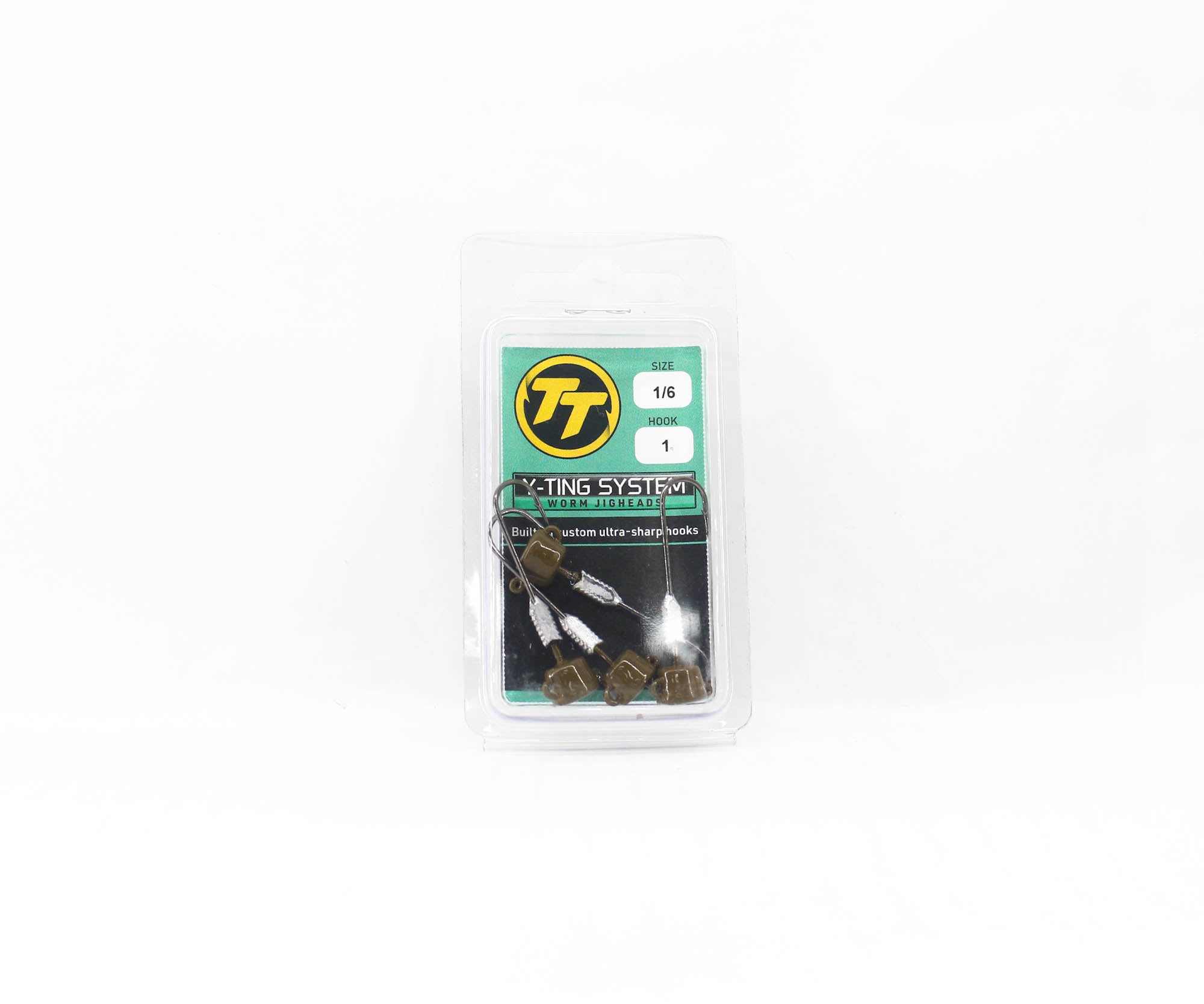 Tackle Tactics TT Y-Ting Jig Head 1/6 oz 1 4/pack Bloodworm (9147)