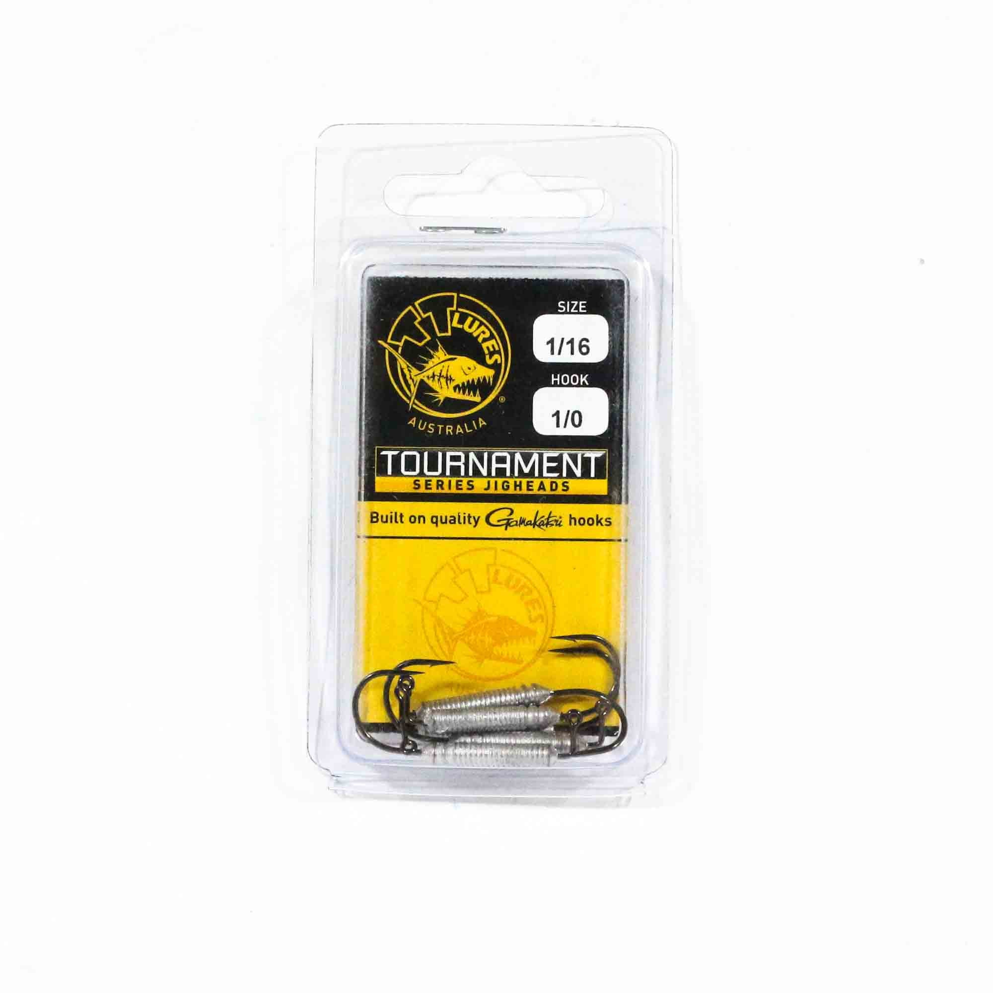Tackle Tactics TT HWS Hidden Weight System 1/16 oz 1/0 5/pack (0075)