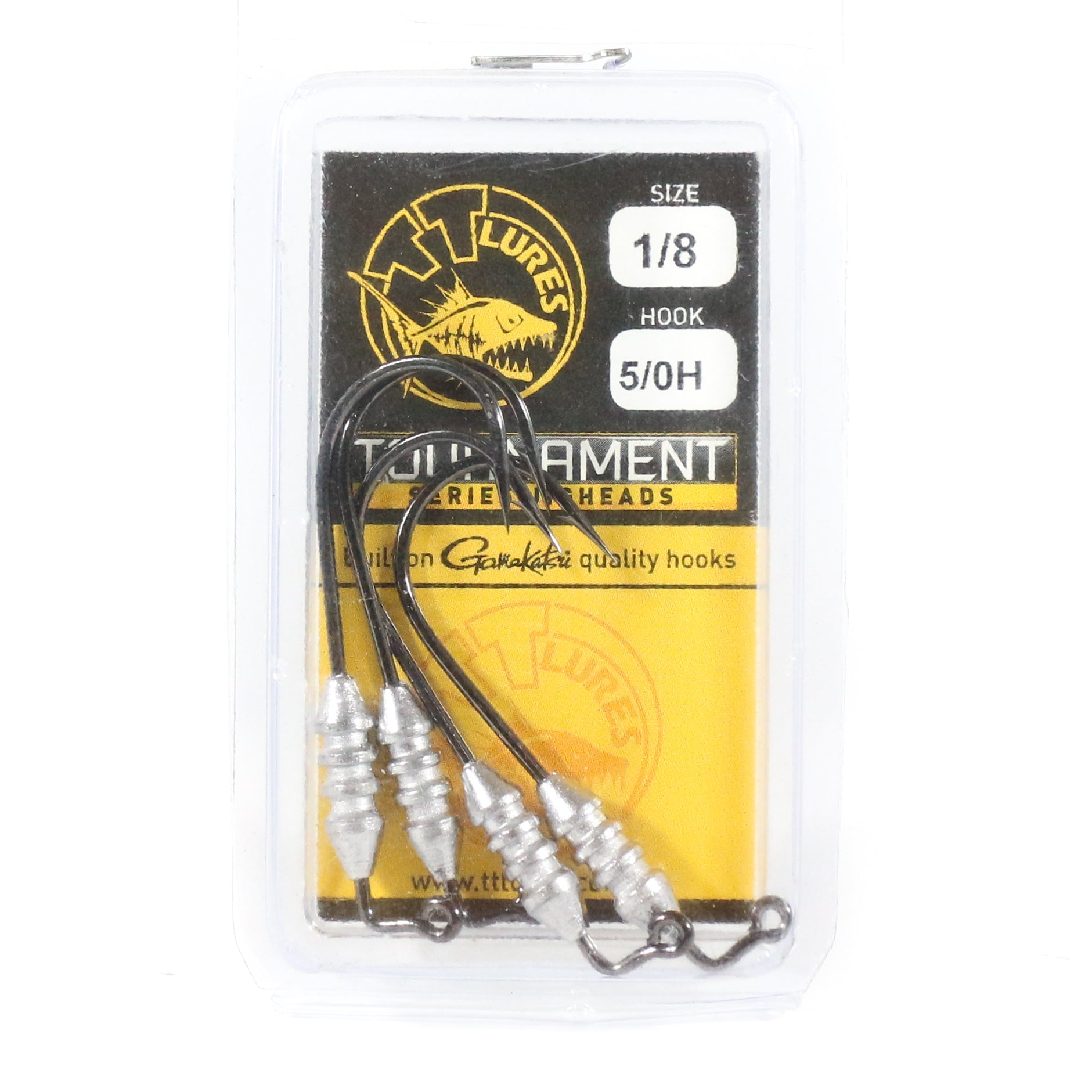 Tackle Tactics TT HWS Hidden Weight System 1/8 oz 5/0 H 4/pack (0174)