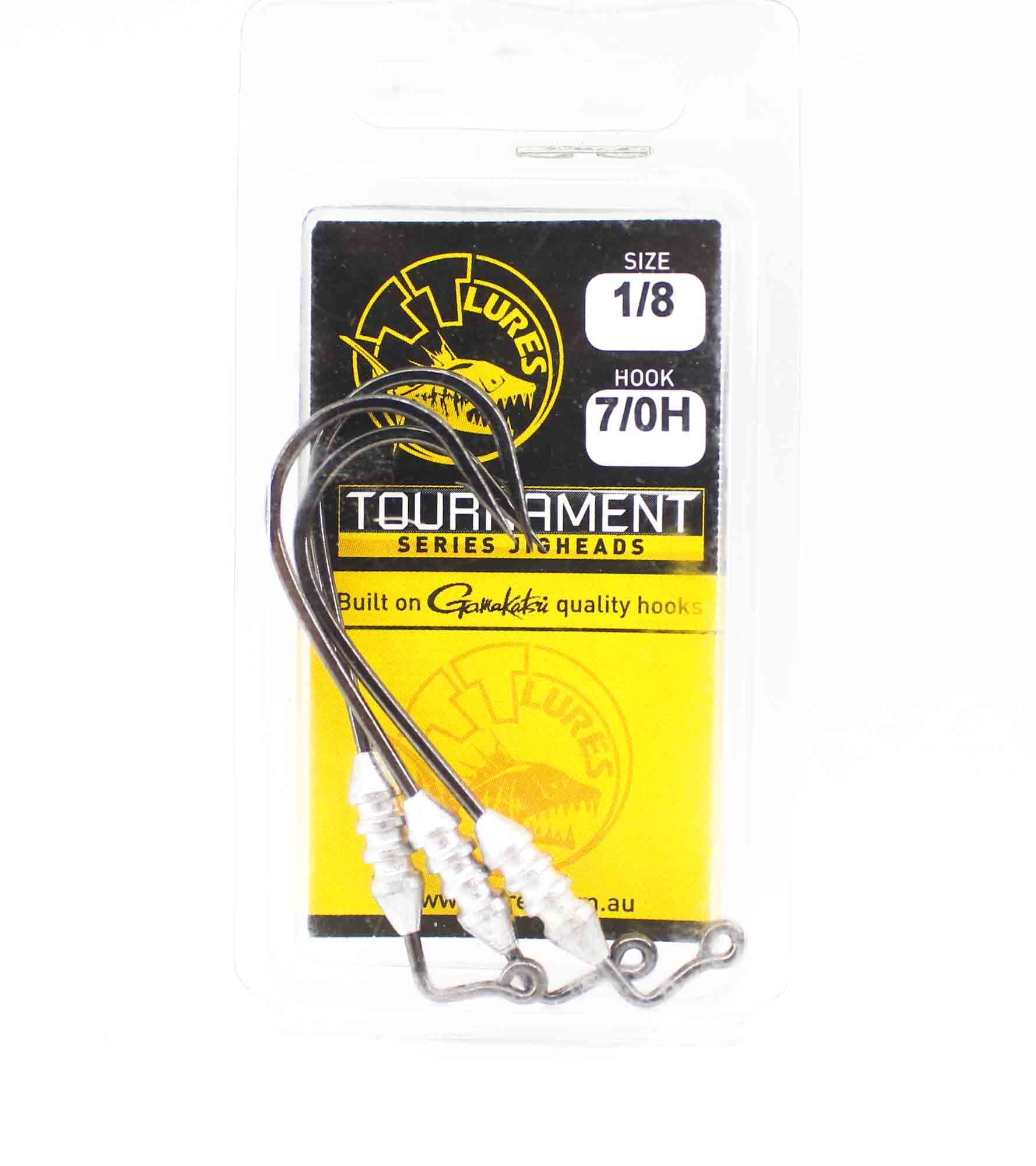 Tackle Tactics TT HWS Hidden Weight System 1/8 oz 7/0 H 3/pack (0181)