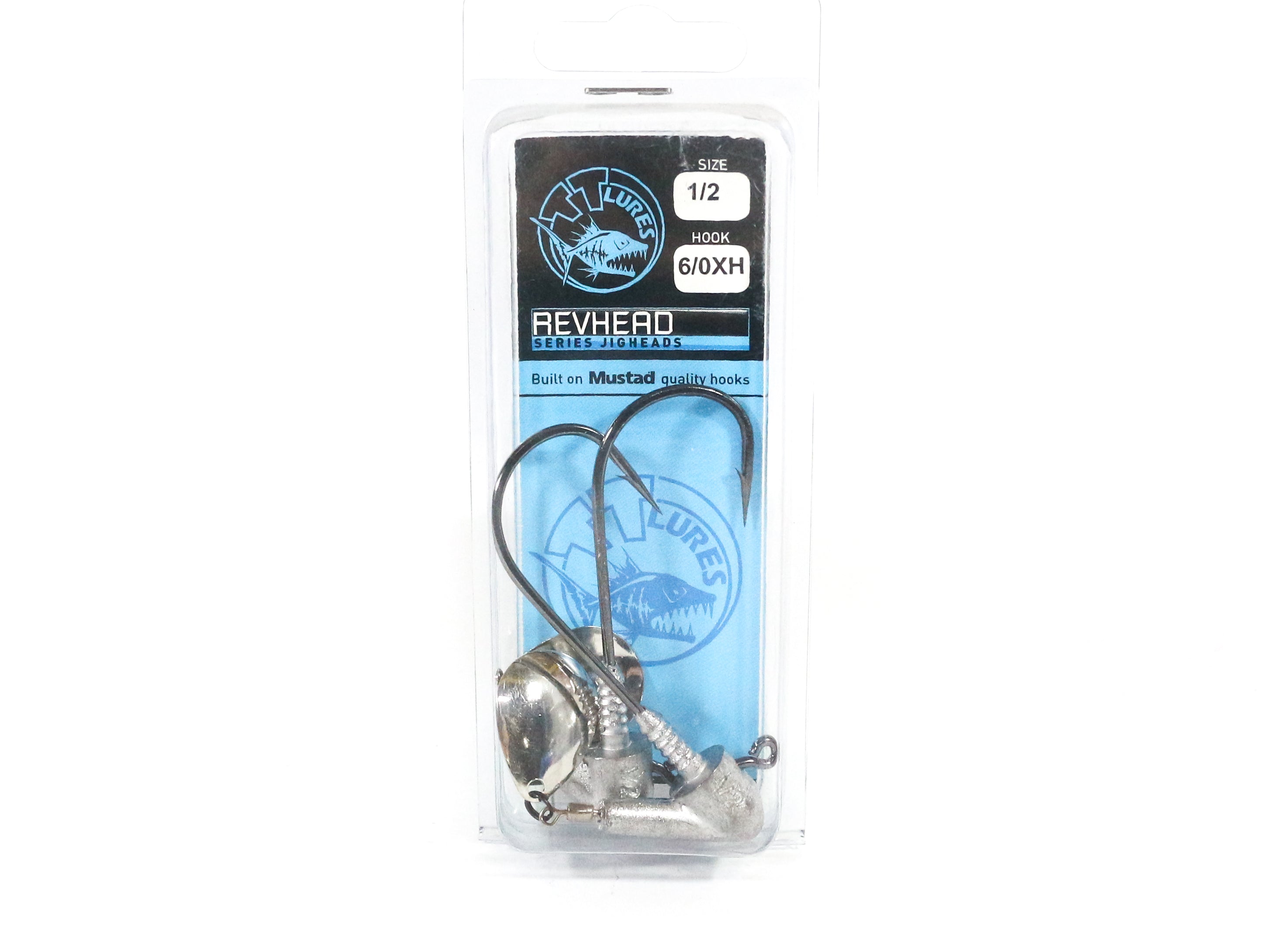 Tackle Tactics TT Rev Head Jig Head HD Nickel Colorado 1/2oz 6/0 XH (2598)