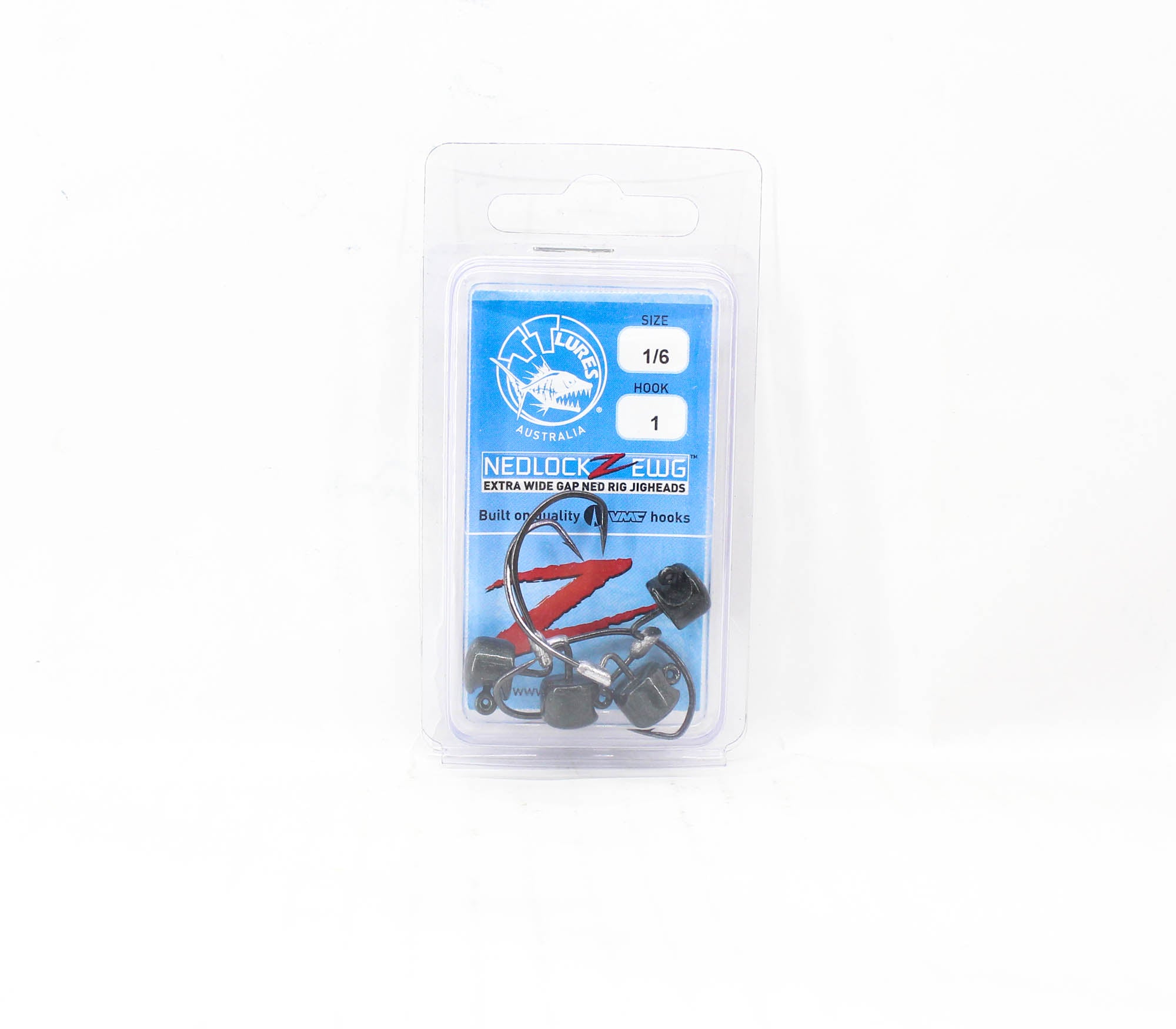 Tackle Tactics TT Nedlockz EWG Jig Head Pumpkin 1/6 oz 1 (6205)