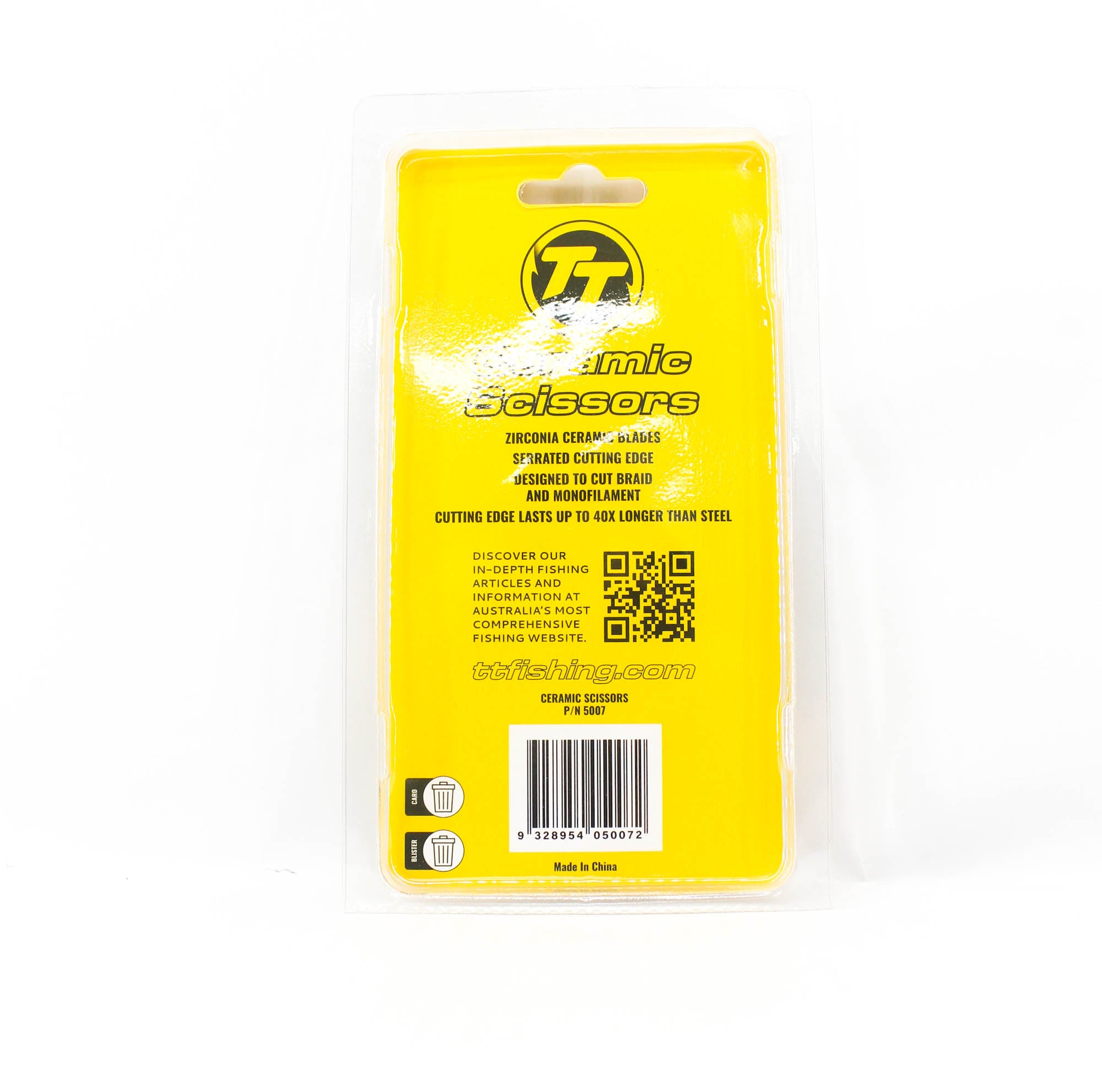 Tackle Tactics TT Scissors Ceramic Black (0072)