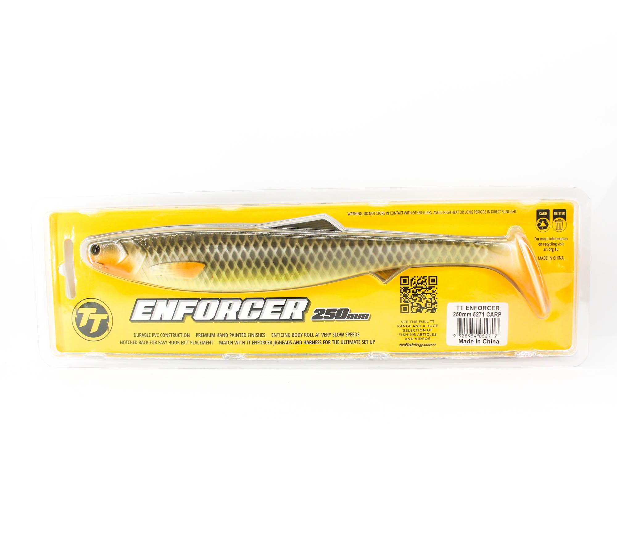 Tackle Tactics TT Soft Lure Enforcer Swimbait 250mm Carp (2717)