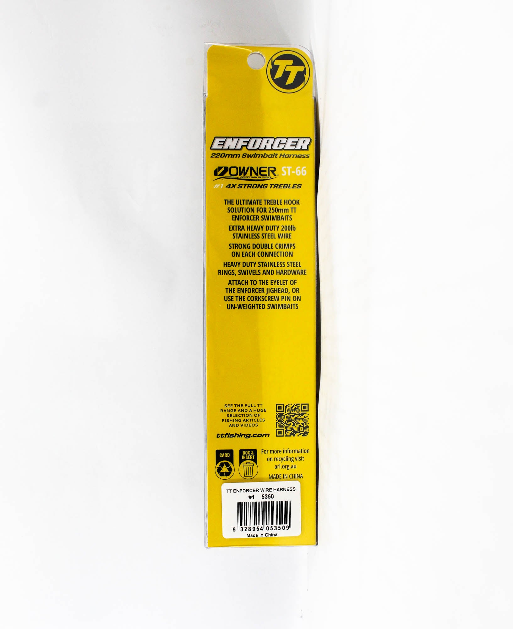 Tackle Tactics TT Enforcer Wire Hardness Size 1 2/pack (3509)