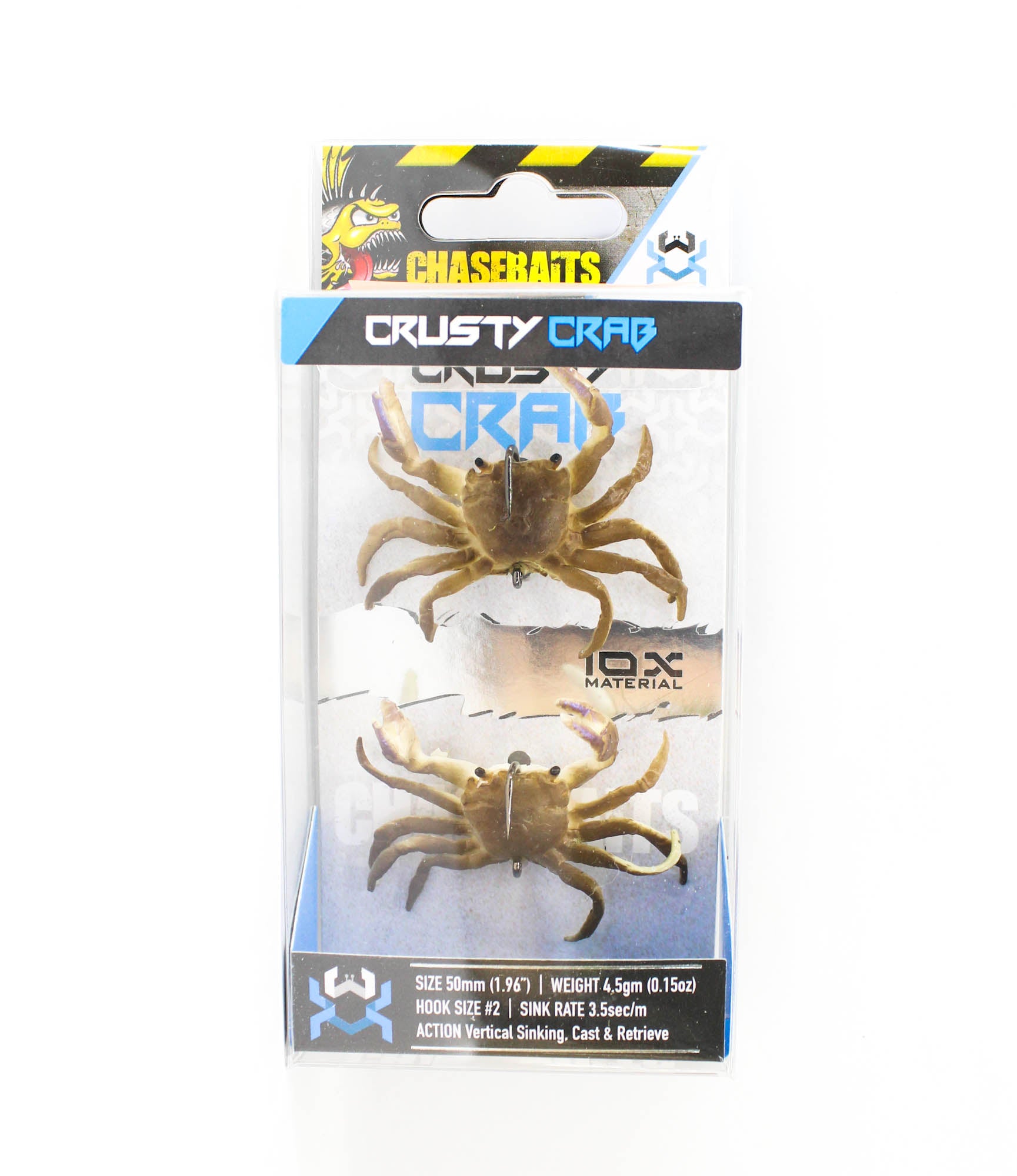 Chasebaits Crusty Crab 50 mm 4.5 grams Sinking Lure 01 (7545)