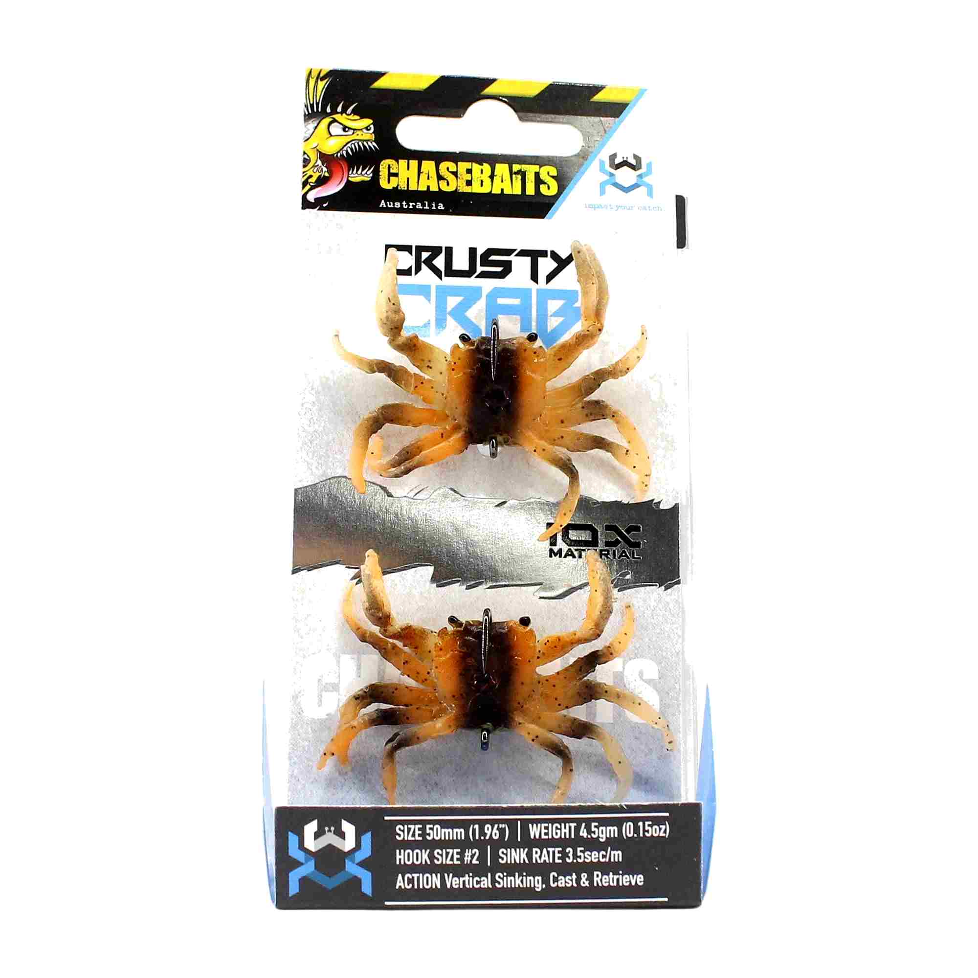 Chasebaits Crusty Crab 50mm 4.5 grams Sinking Lure 03 (7569)