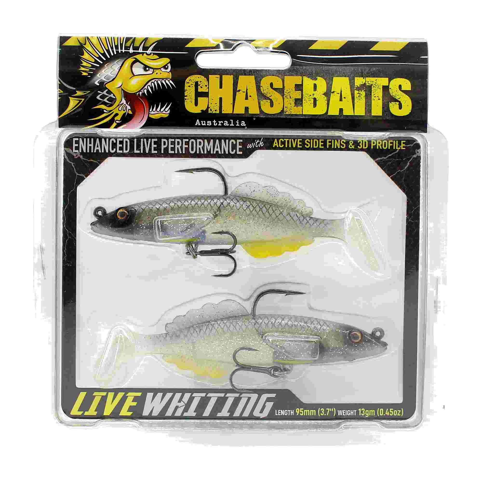 Chasebaits Live Whiting 95mm 13 grams Sinking Lure 01 (3850)