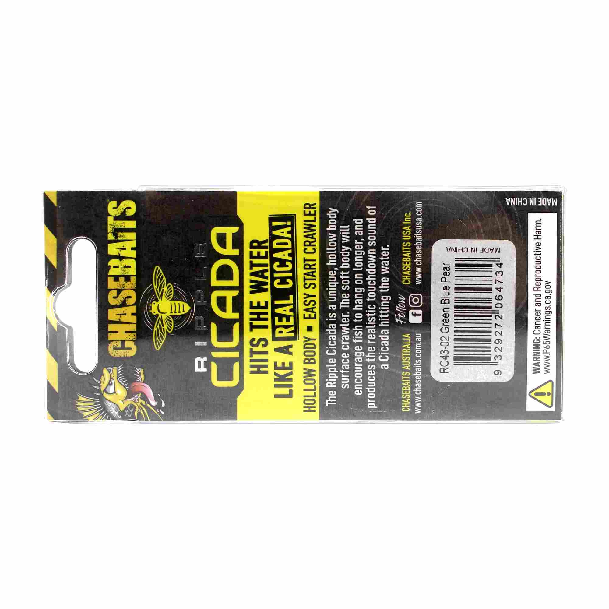 Chasebaits Ripple Cicada 43 mm Floating Lure 02 (4734)