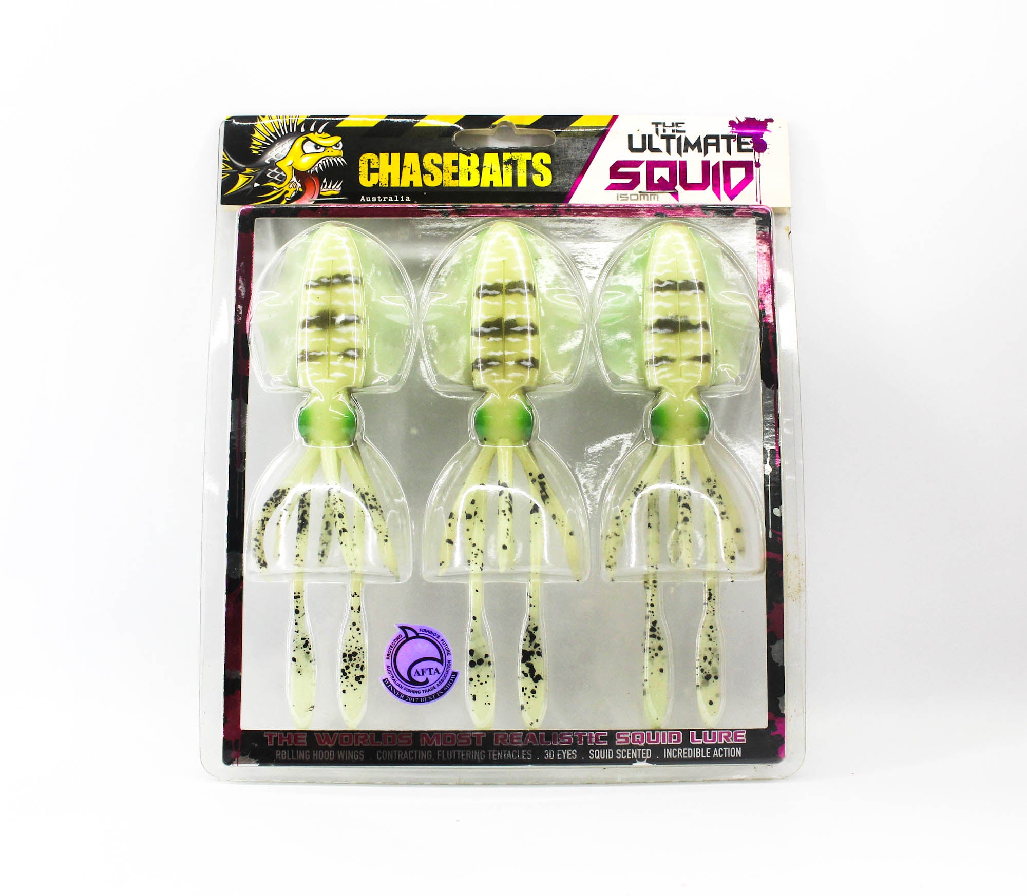 Sale Chasebaits Ultimate Squid 150 mm Sinking Lure 5/pack (4956)