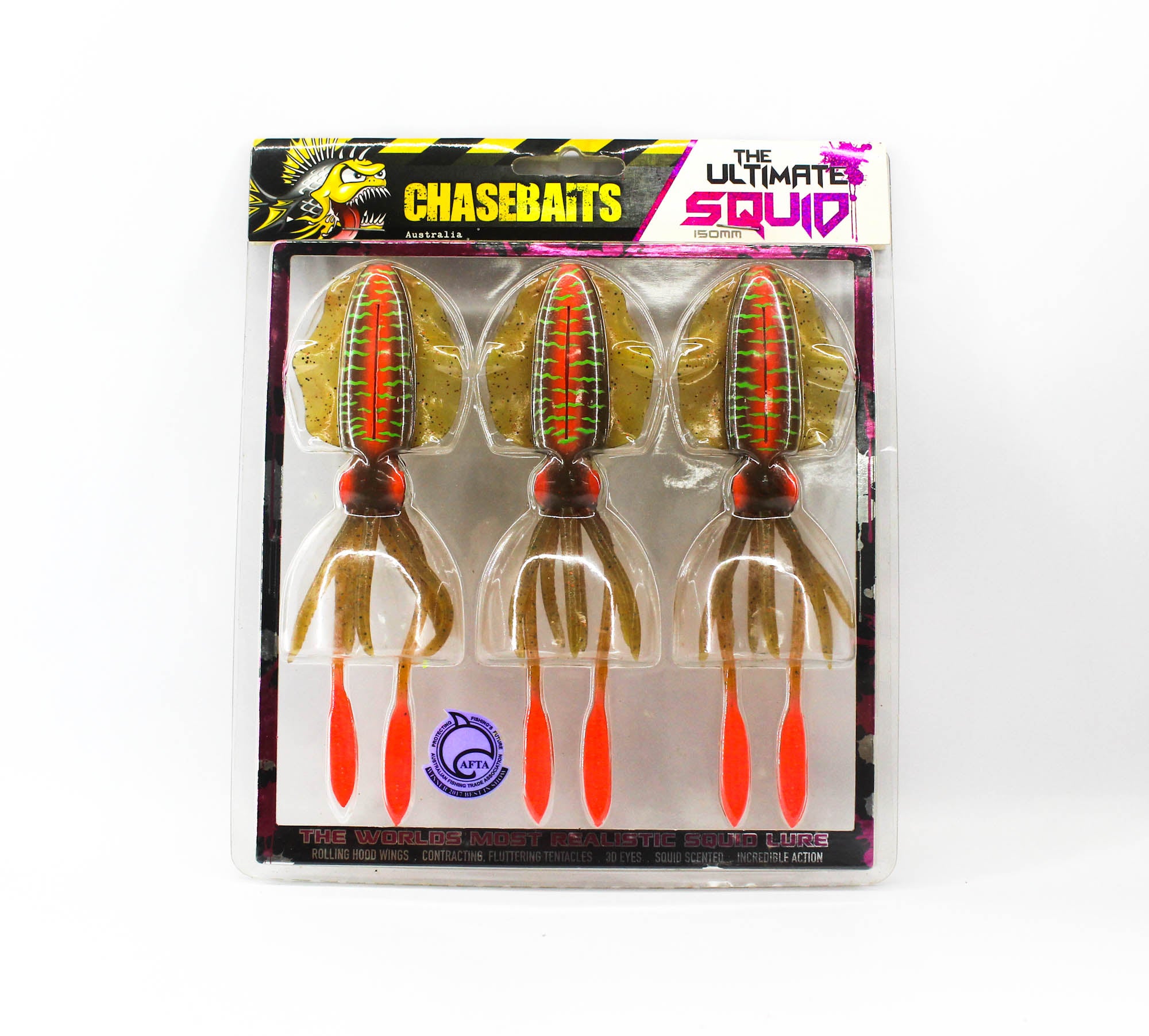Sale Chasebaits Ultimate Squid 150 mm Sinking Lure 5/pack (4963)
