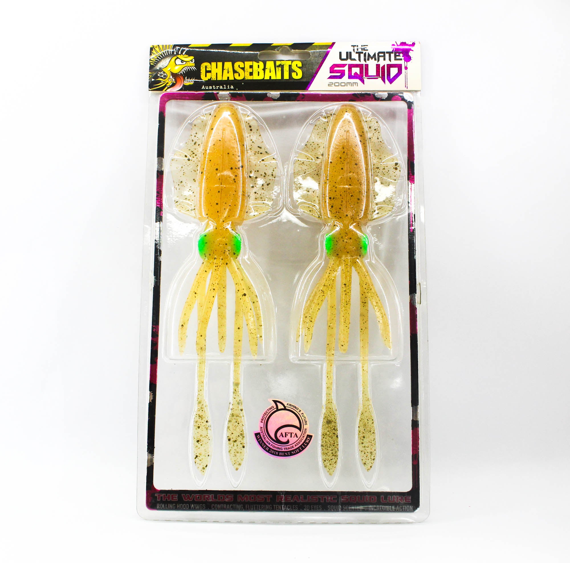 Sale Chasebaits Ultimate Squid 200 mm Sinking Lure 3/pack (5045)