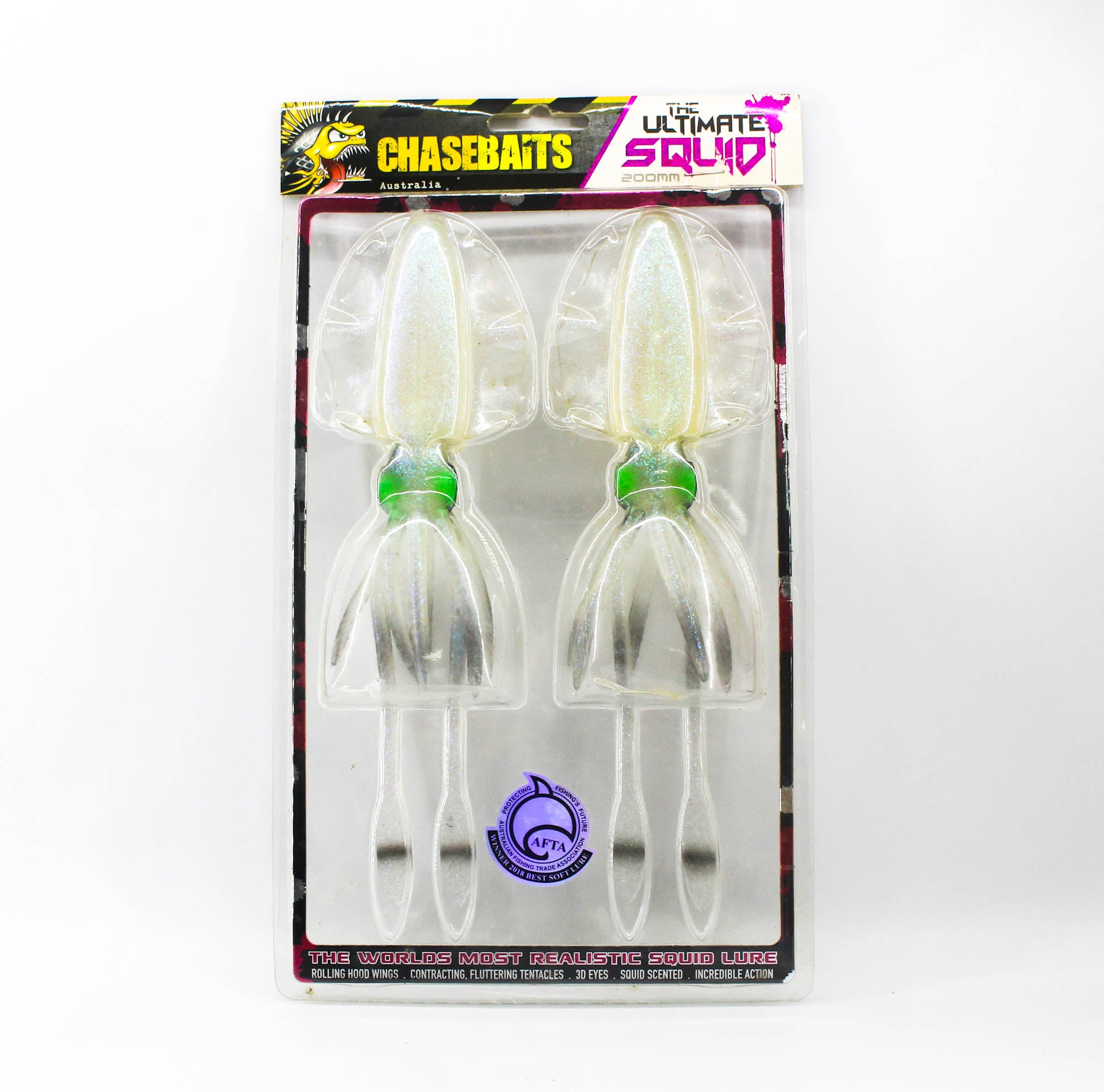 Sale Chasebaits Ultimate Squid 200 mm Sinking Lure 3/pack (5069)