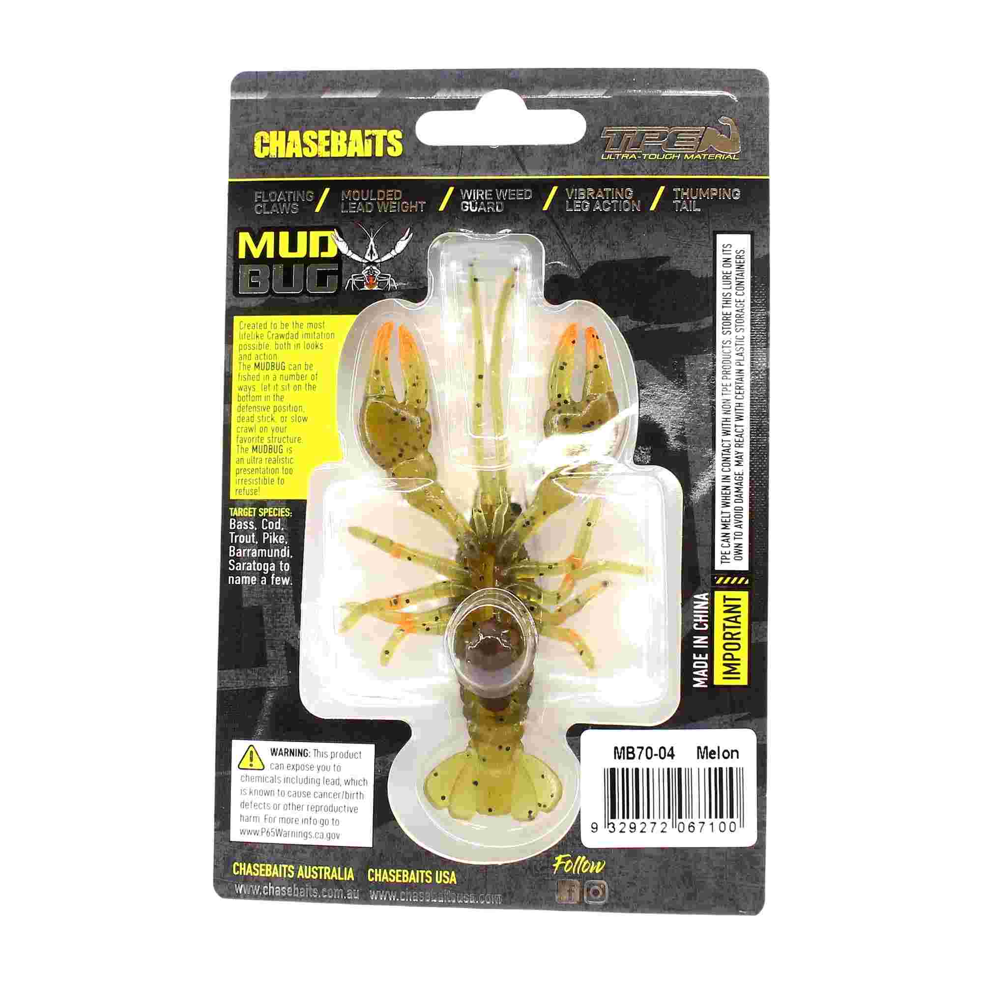 Chasebaits Mud Bug 70mm Sinking Lure 04 (7100)