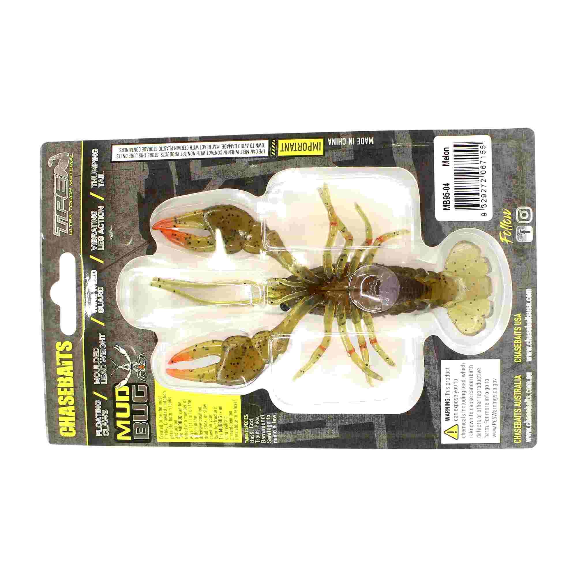 Chasebaits Mud Bug 95mm Sinking Lure 04 (7155)