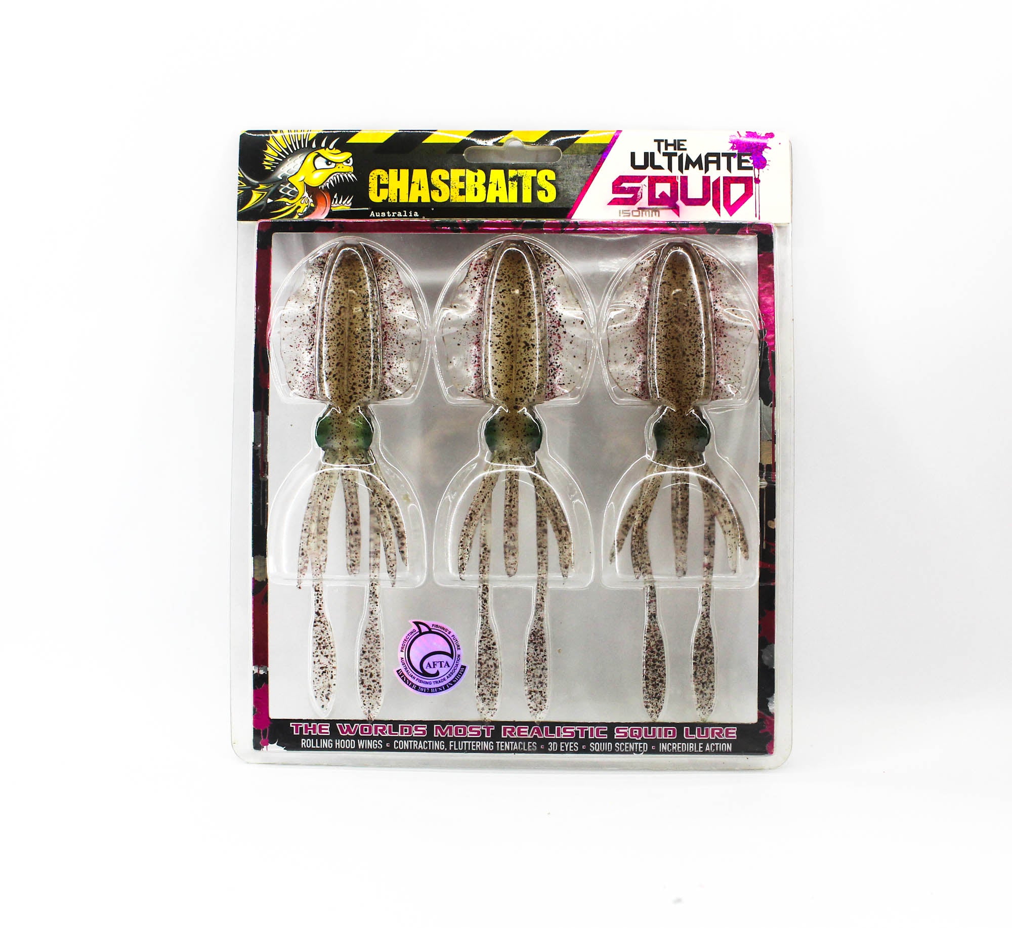 Sale Chasebaits Ultimate Squid 150 mm Sinking Lure 5/pack (7179)