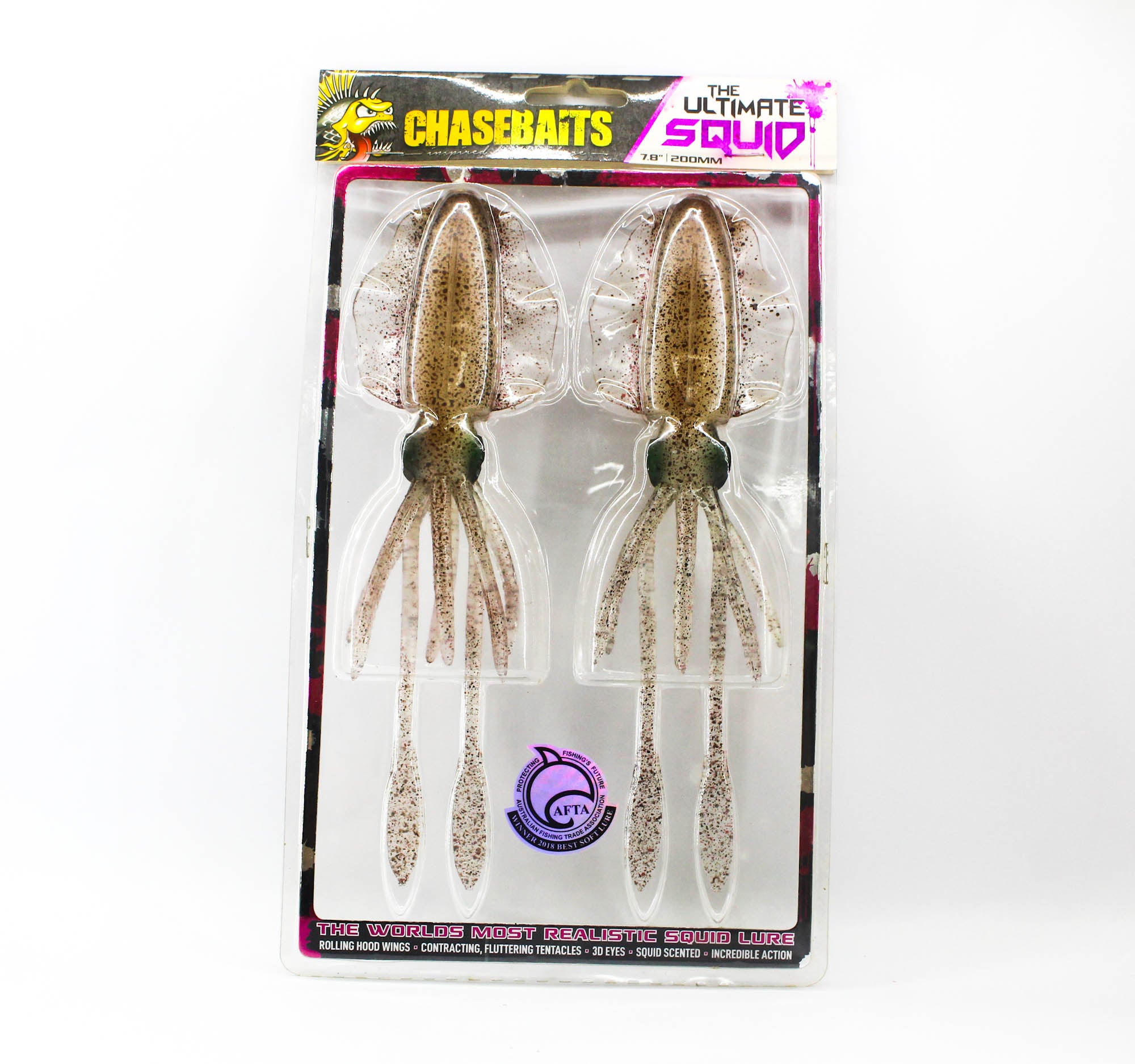 Sale Chasebaits Ultimate Squid 200 mm Sinking Lure 3/pack (7186)