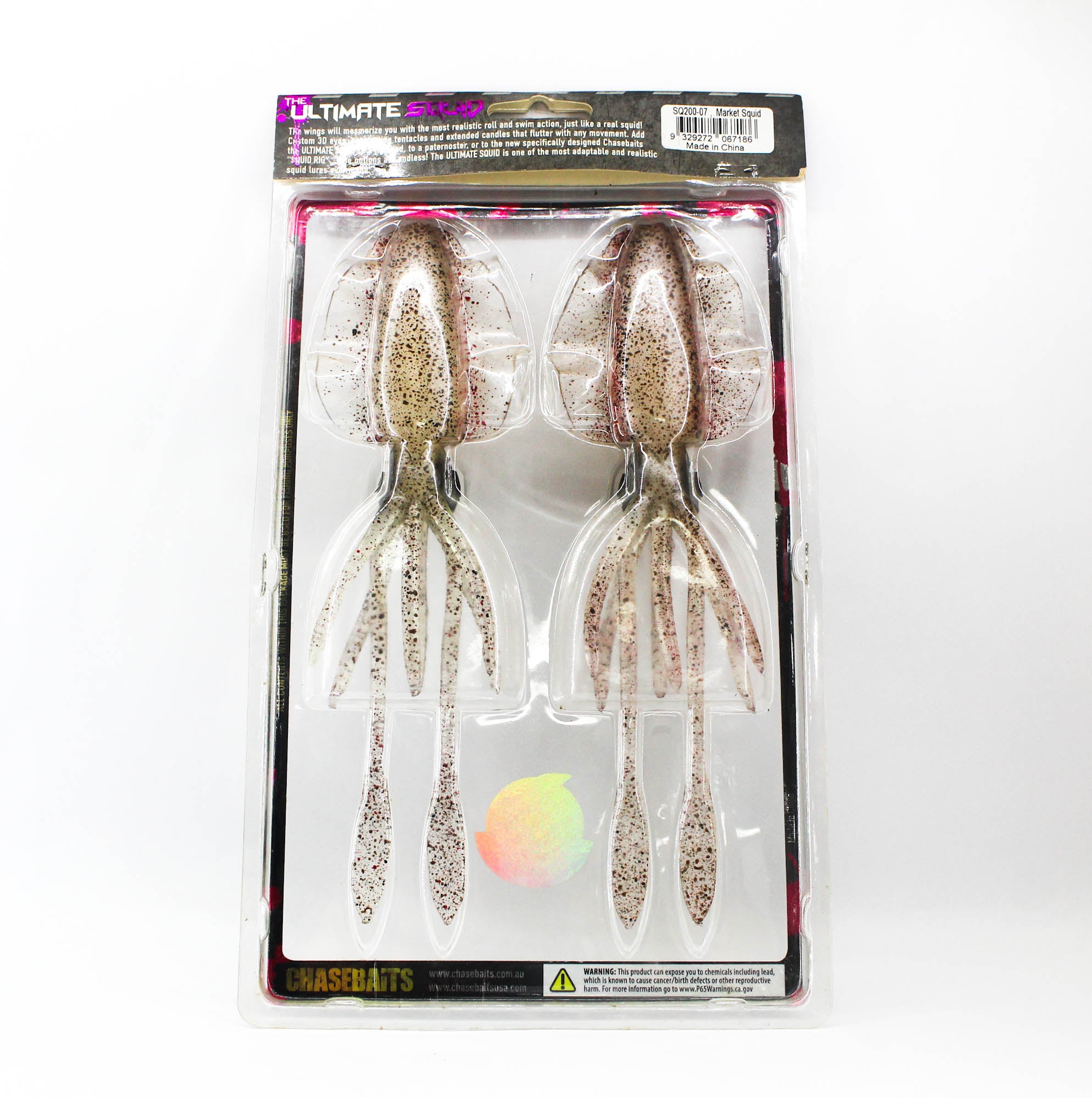 Sale Chasebaits Ultimate Squid 200 mm Sinking Lure 3/pack (7186)