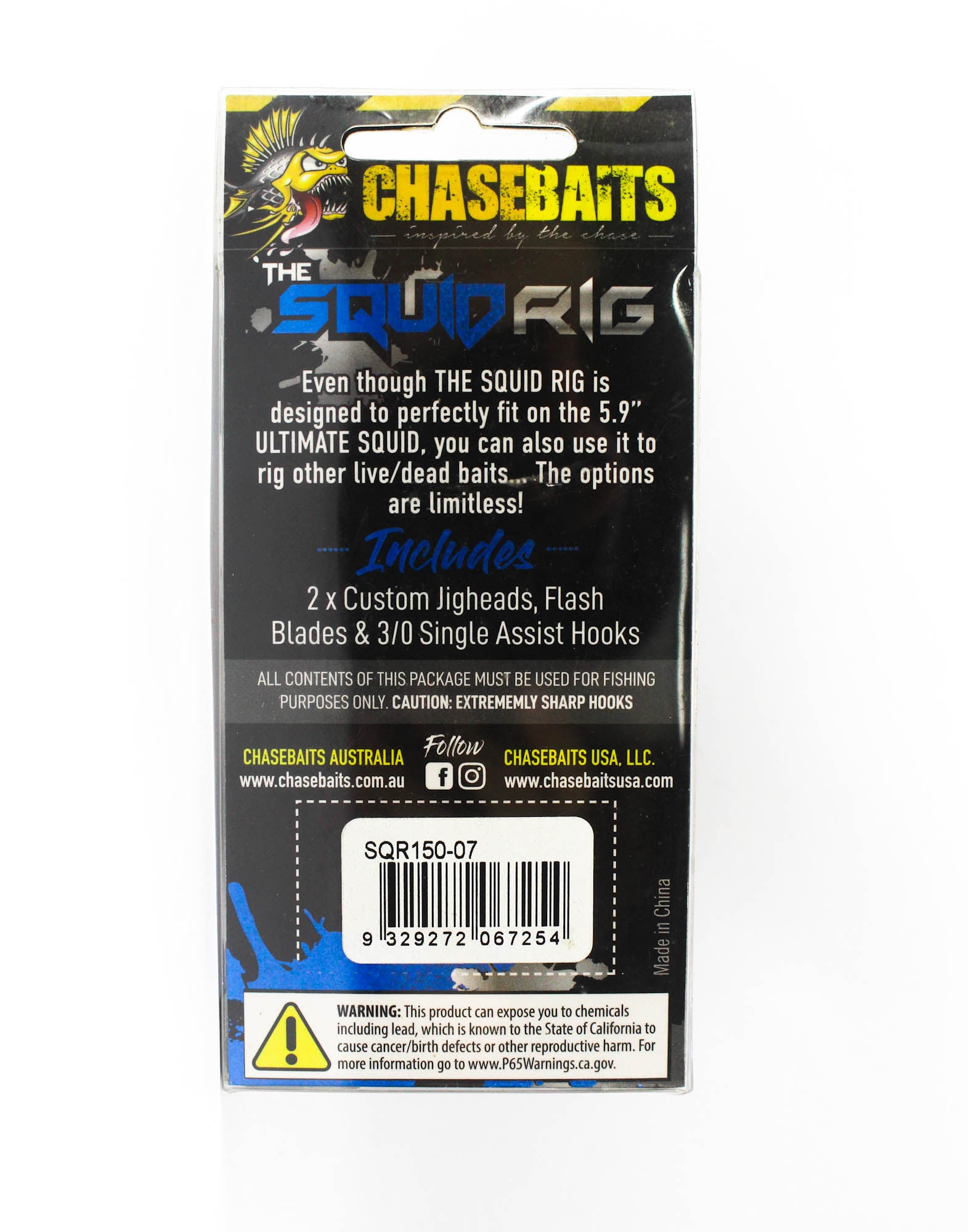 Sale Chasebaits Ultimate Squid 150 Rig Size 3/0 7 grams (7254)
