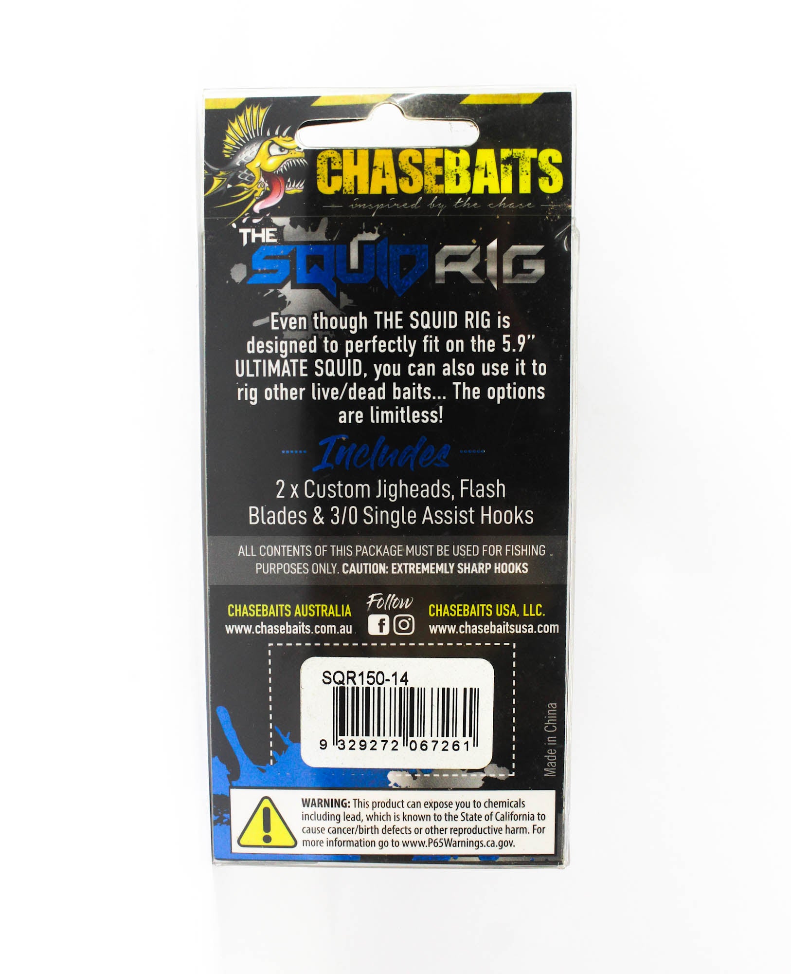 Sale Chasebaits Ultimate Squid 150 Rig Size 3/0 14 grams (7261)