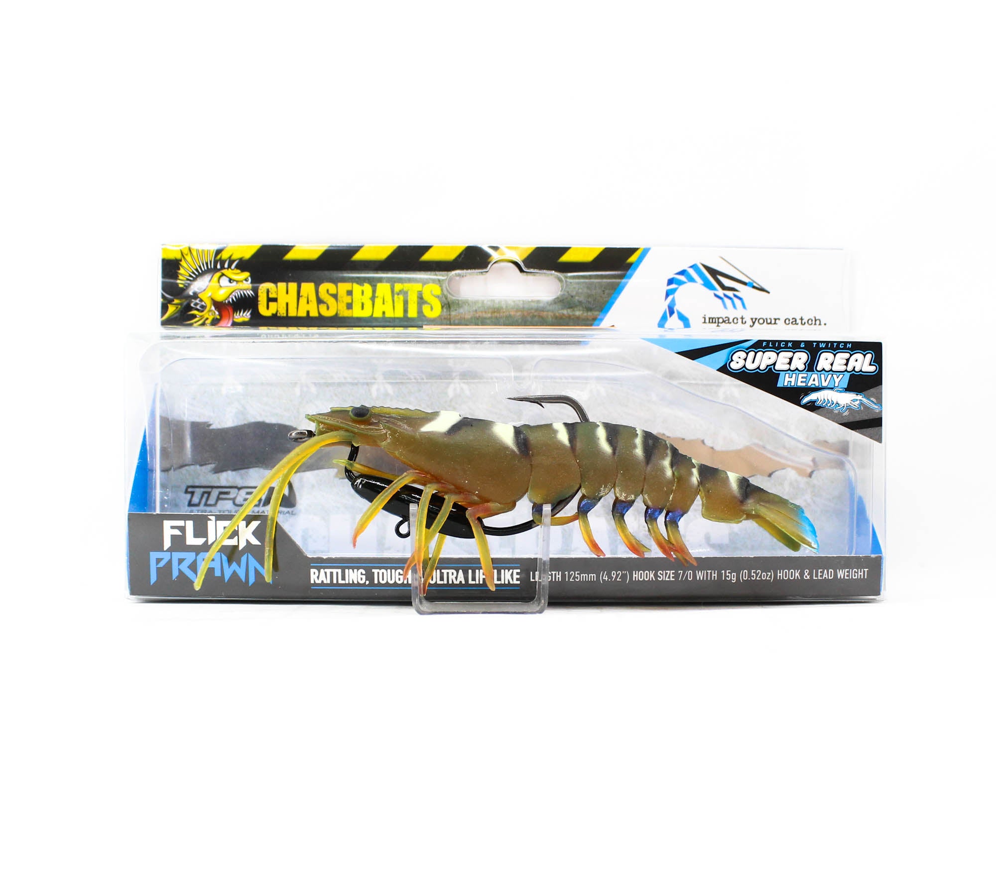 Chasebaits Flick Prawn Heavy 125 mm 15 grams Sinking Lure 04 (8459)