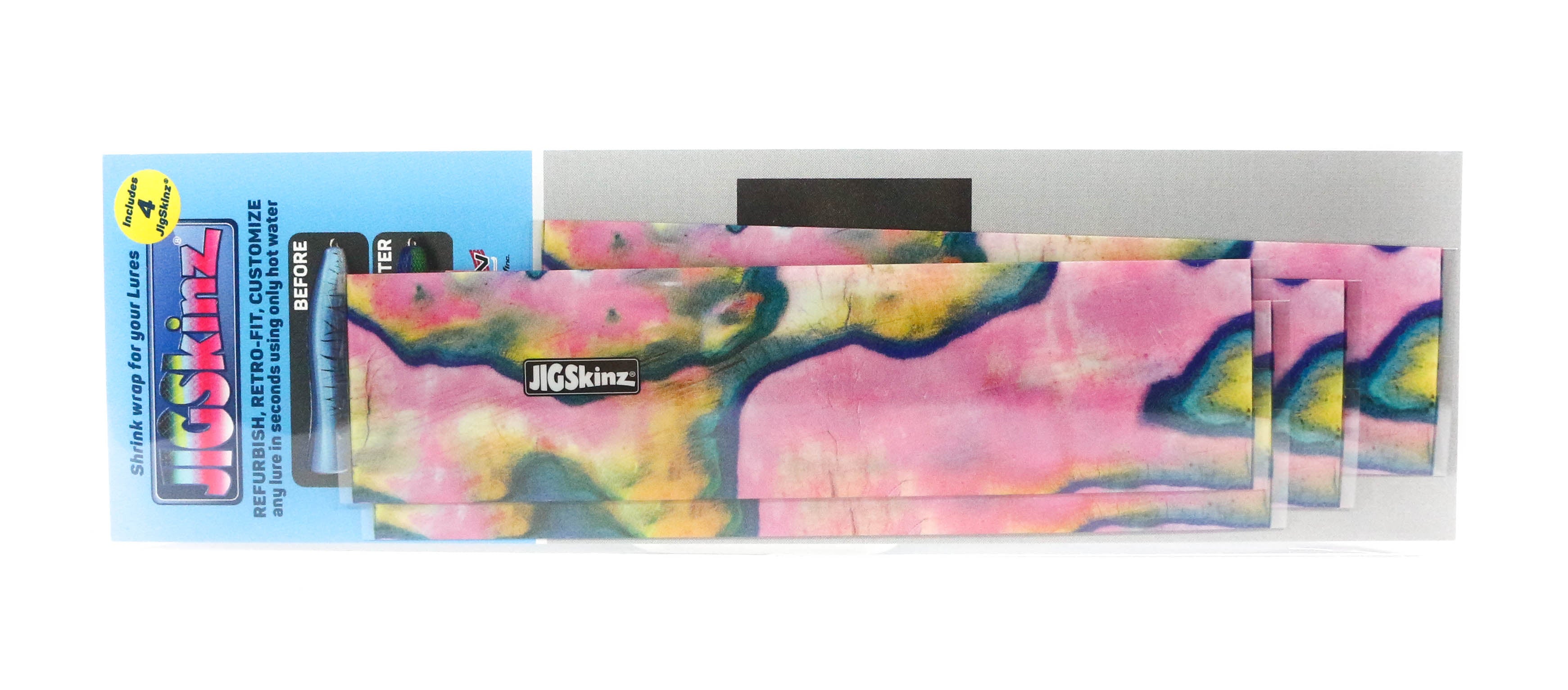Sale Jigskinz JZABPK-S4 Abalone Pink 140 x 70mm x 4 pieces Small (3268)