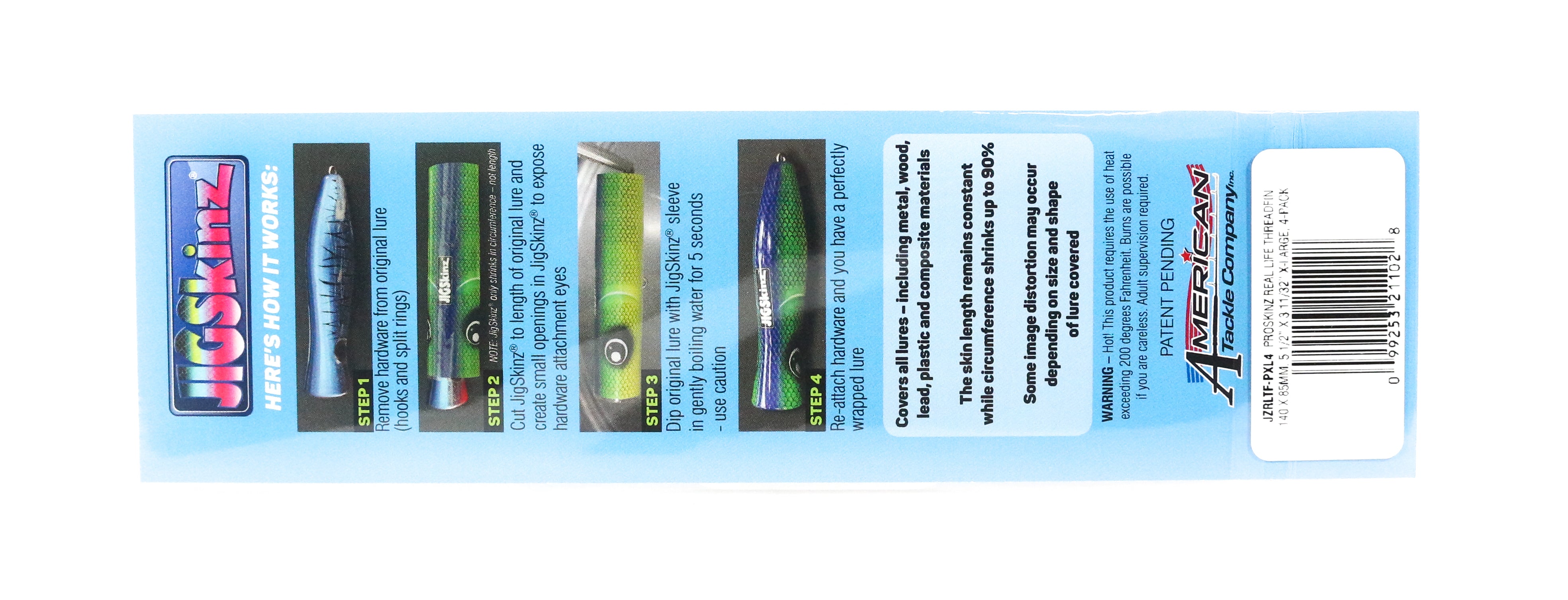 jigskinz Sale JZRLB-PM4 PRL Life Bass 75 x 85mm x 4 pieces Pro-Medium(7808)