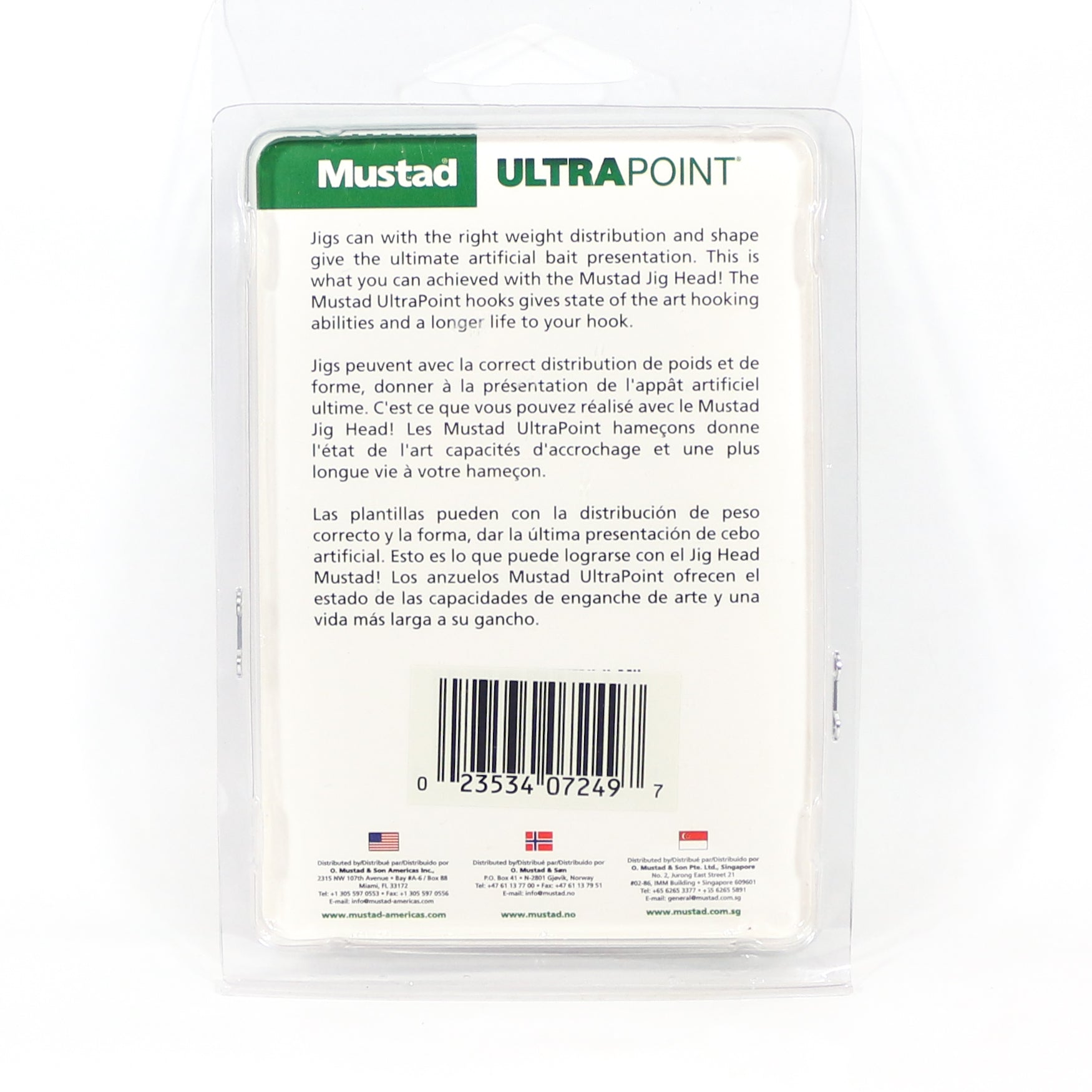 Sale Mustad JH32833-7-1/0-U5 Jig Head Darter 7 Grams Size 1/0 (2428)