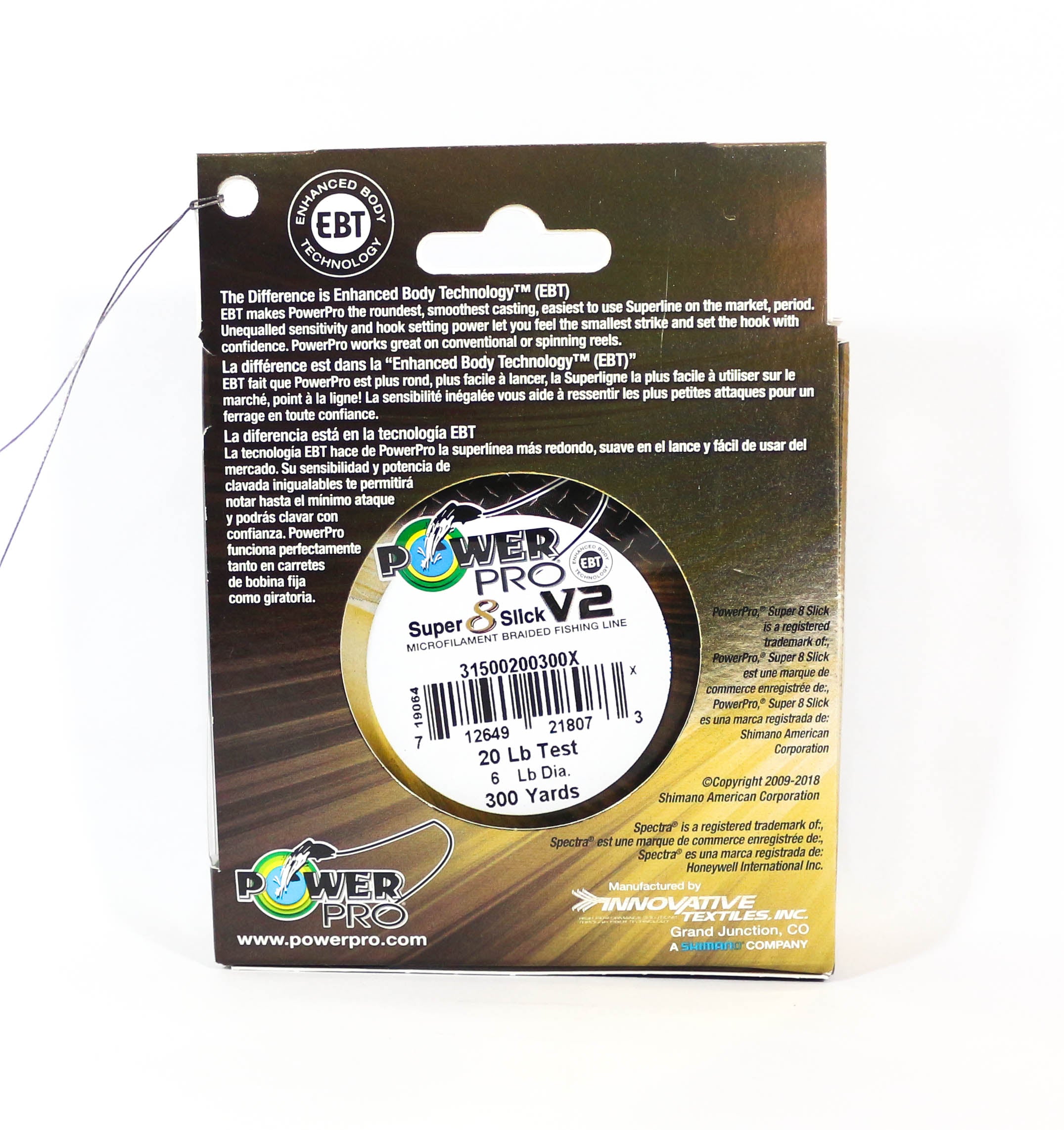 Power Pro Super 8 Slick Version 2 Spectra Line 20lb by 300yds Aqua (8059)
