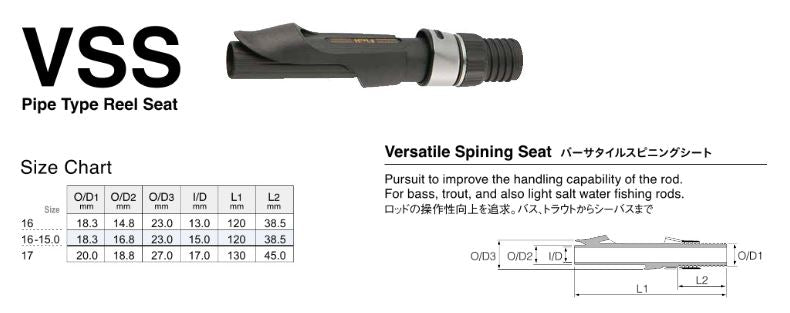 Fuji VSSSD Size 17 Reel Seat For Spinning x 1 (8259)