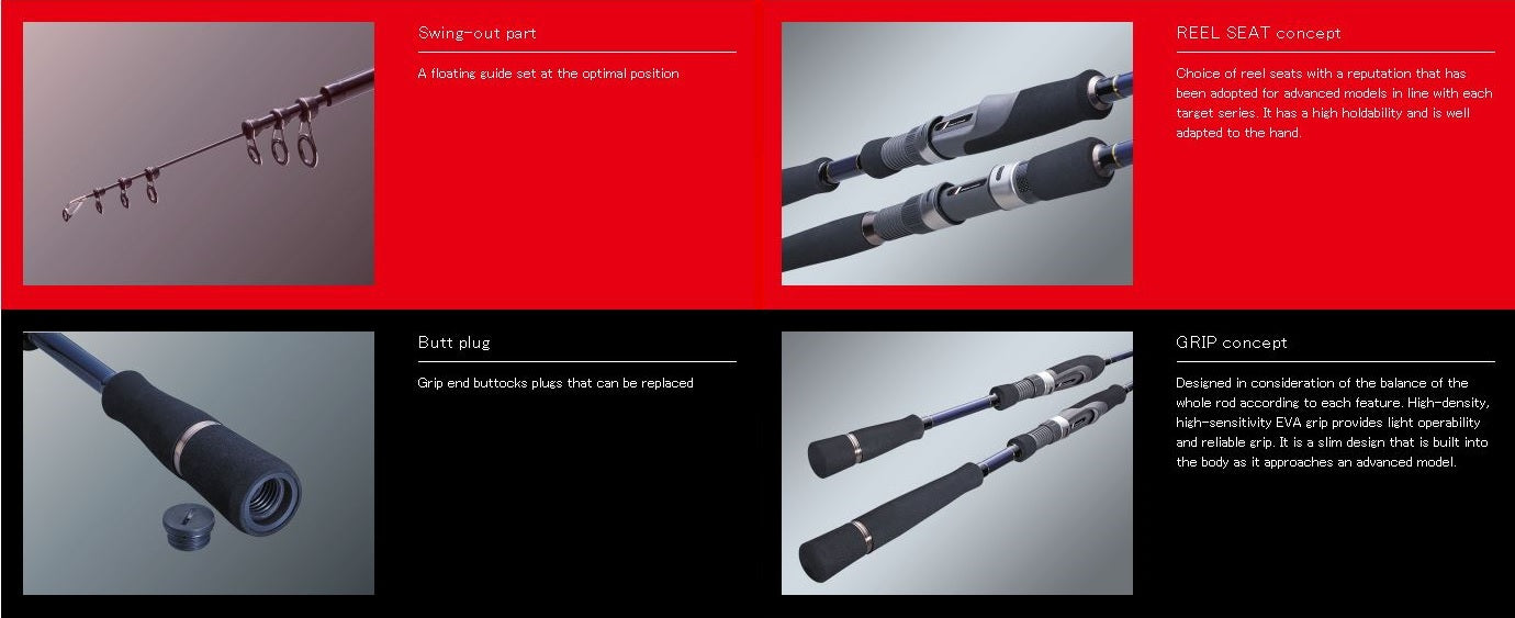 Major Craft Solpara Series Spinning Rod SPXT 96LSJ Telescopic (2078)