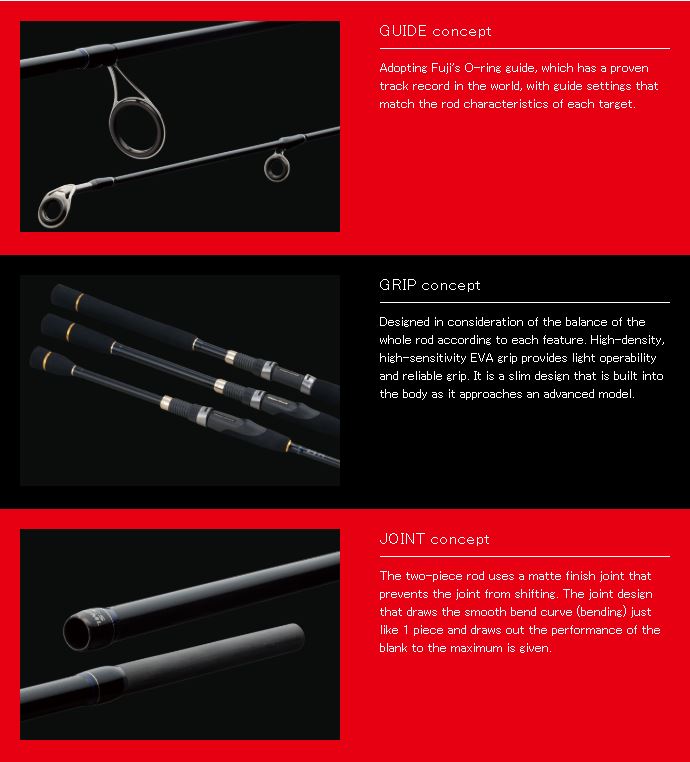 Major Craft First Cast Series Spinning Rod FCS T732 L (8770)