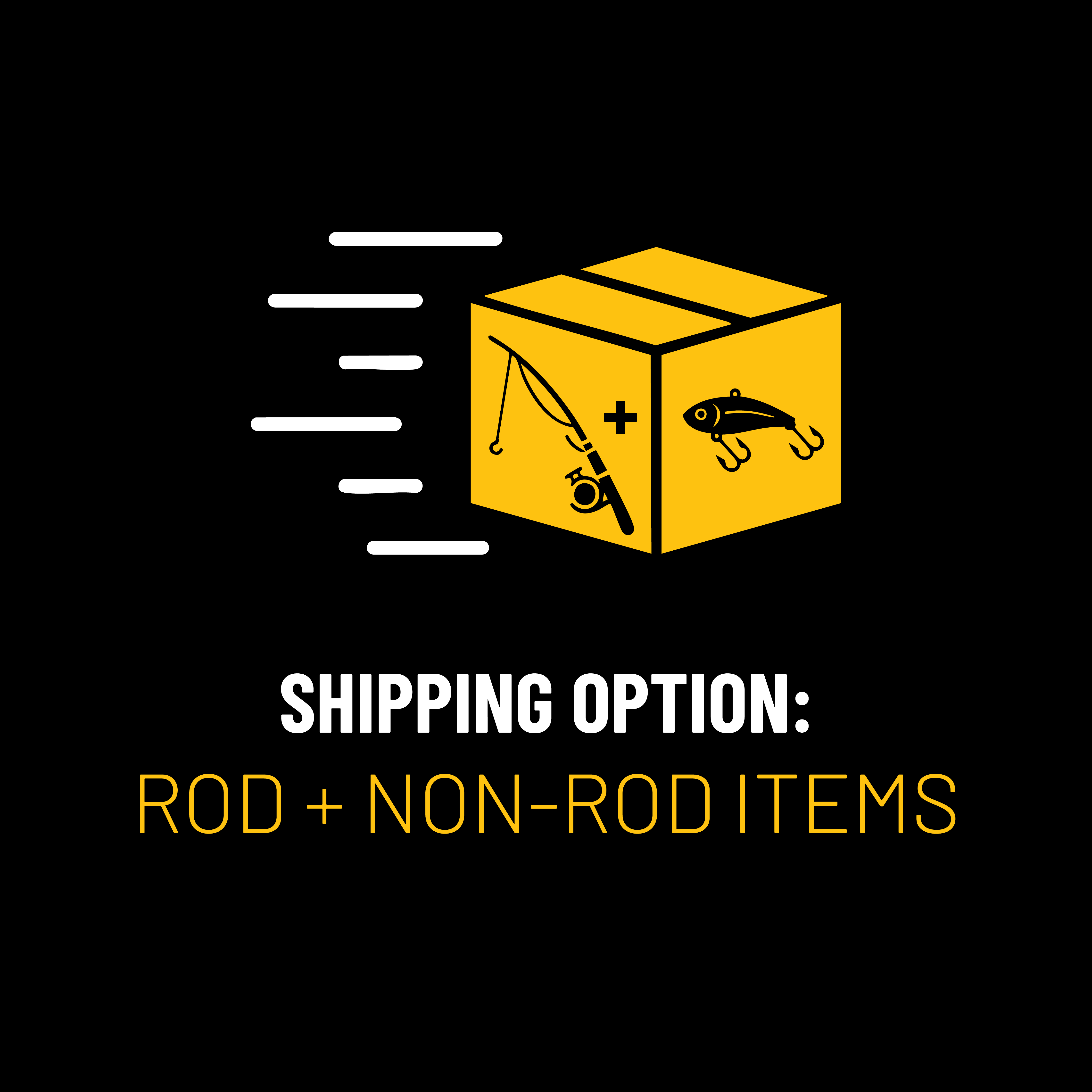 Courier Shipping (Rod + Non-Rod Items)